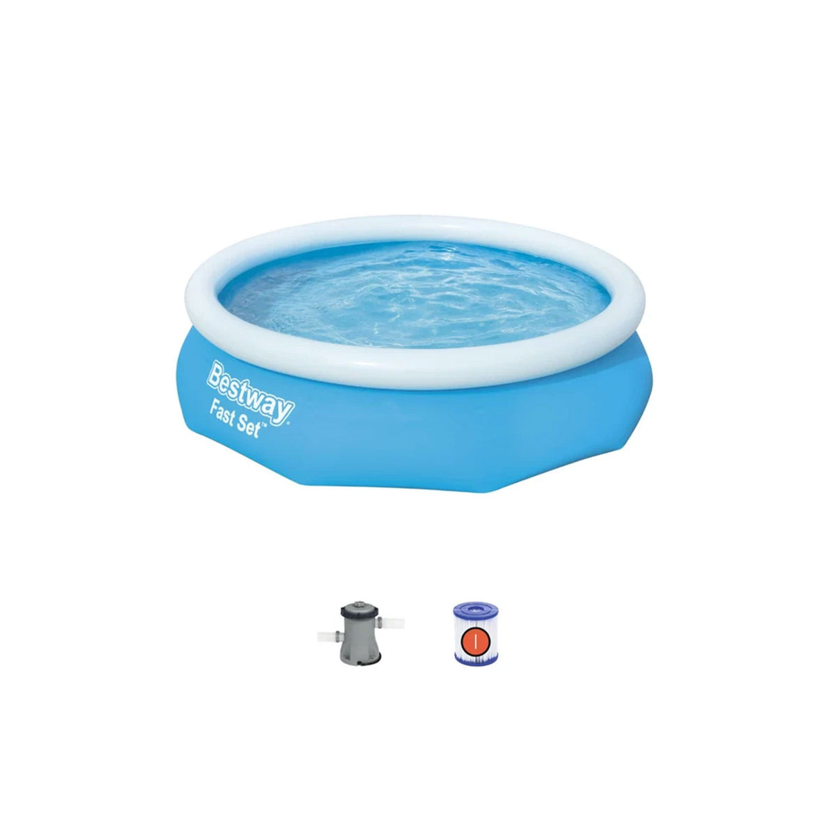 Bestway Above Ground Swimming Pool Fast Set 10ft x 30in Pool Set - Image 1