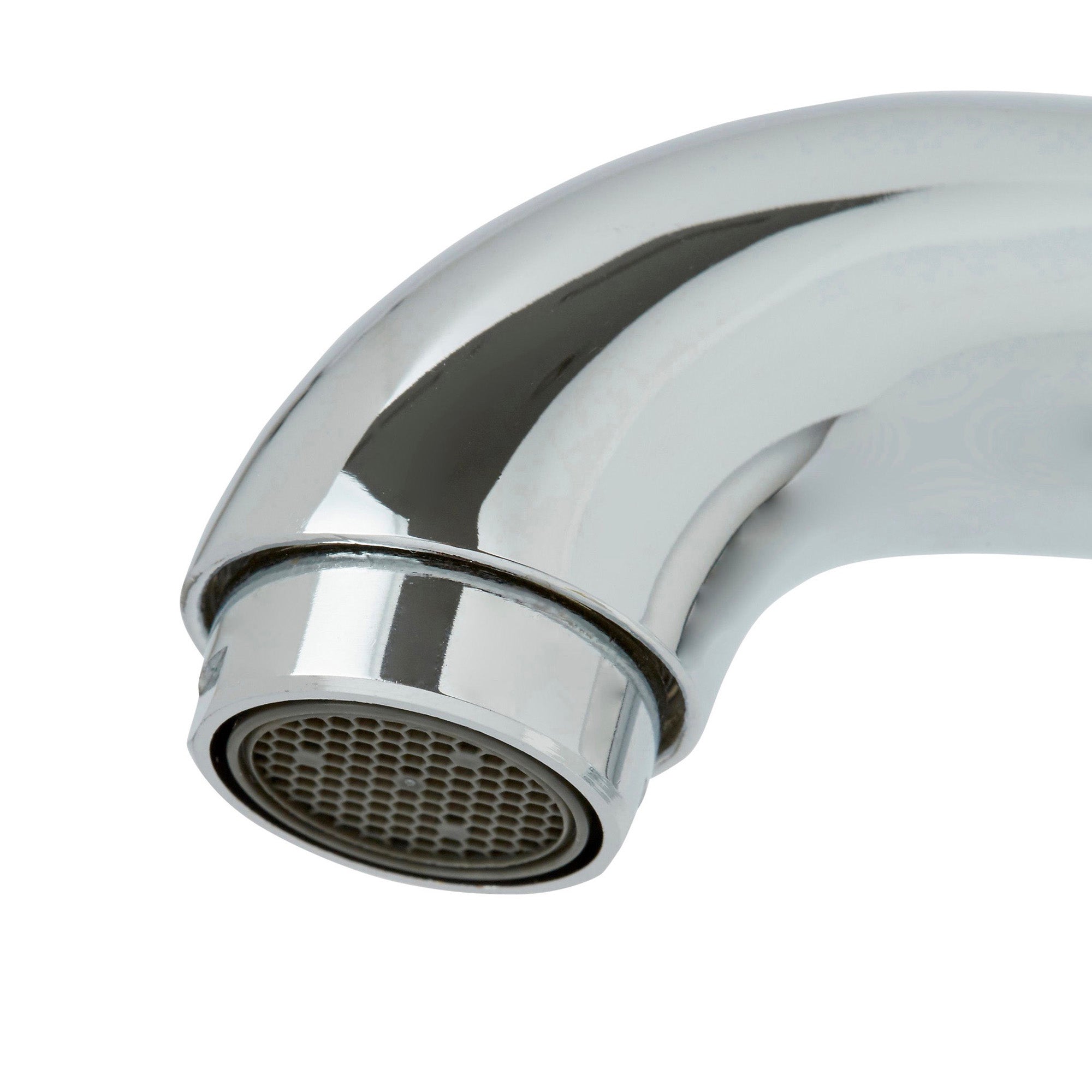 Kitchen Sink Tap Mixer Chrome Dual Lever Swivel Spout 1/4 Turn Modern Faucet - Image 3
