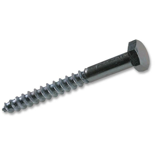 Coach Screw M6x60 Fasteners & Hardware Hex Head Mild Steel Wood Bolts 200pc - Image 1