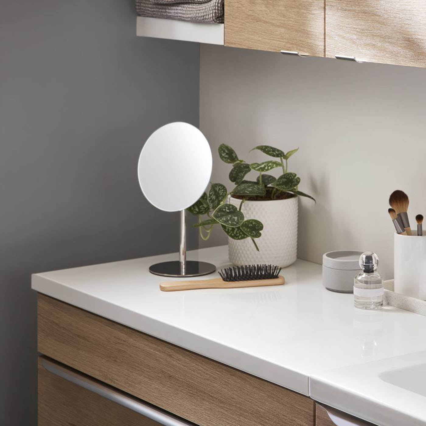 Bathroom Worktop Gloss White Contemporary (T) 2.8cm x (L) 120cm x (W) 45.2cm - Image 2