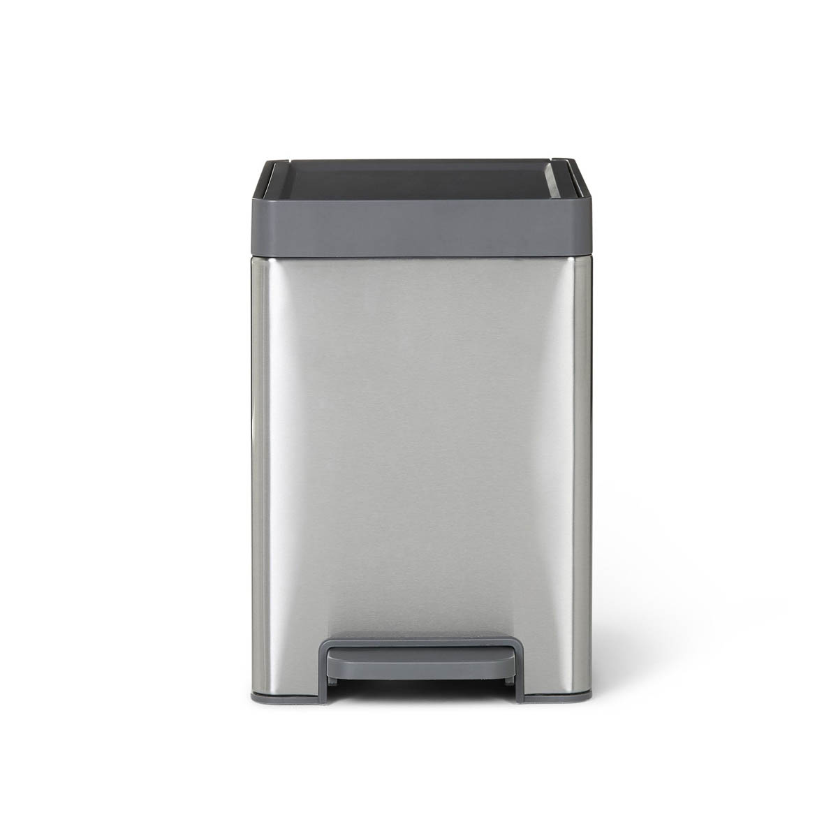 GoodHome Kora Pedal Anthracite Metal Pedal Bin - 14L - Image 1