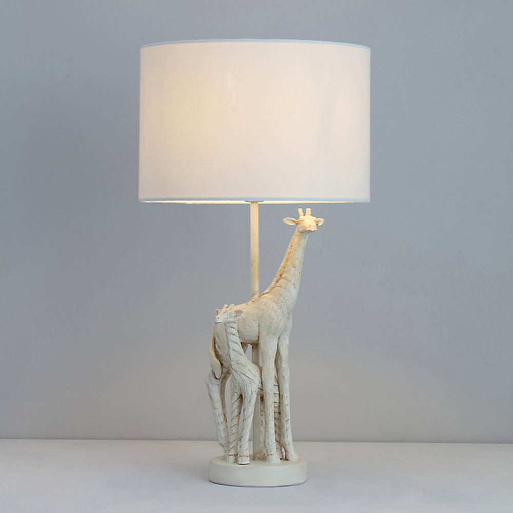 Table Lamp Giraffe Safari Look Ivory Neutral Modern Bedside Light 28W - Image 3