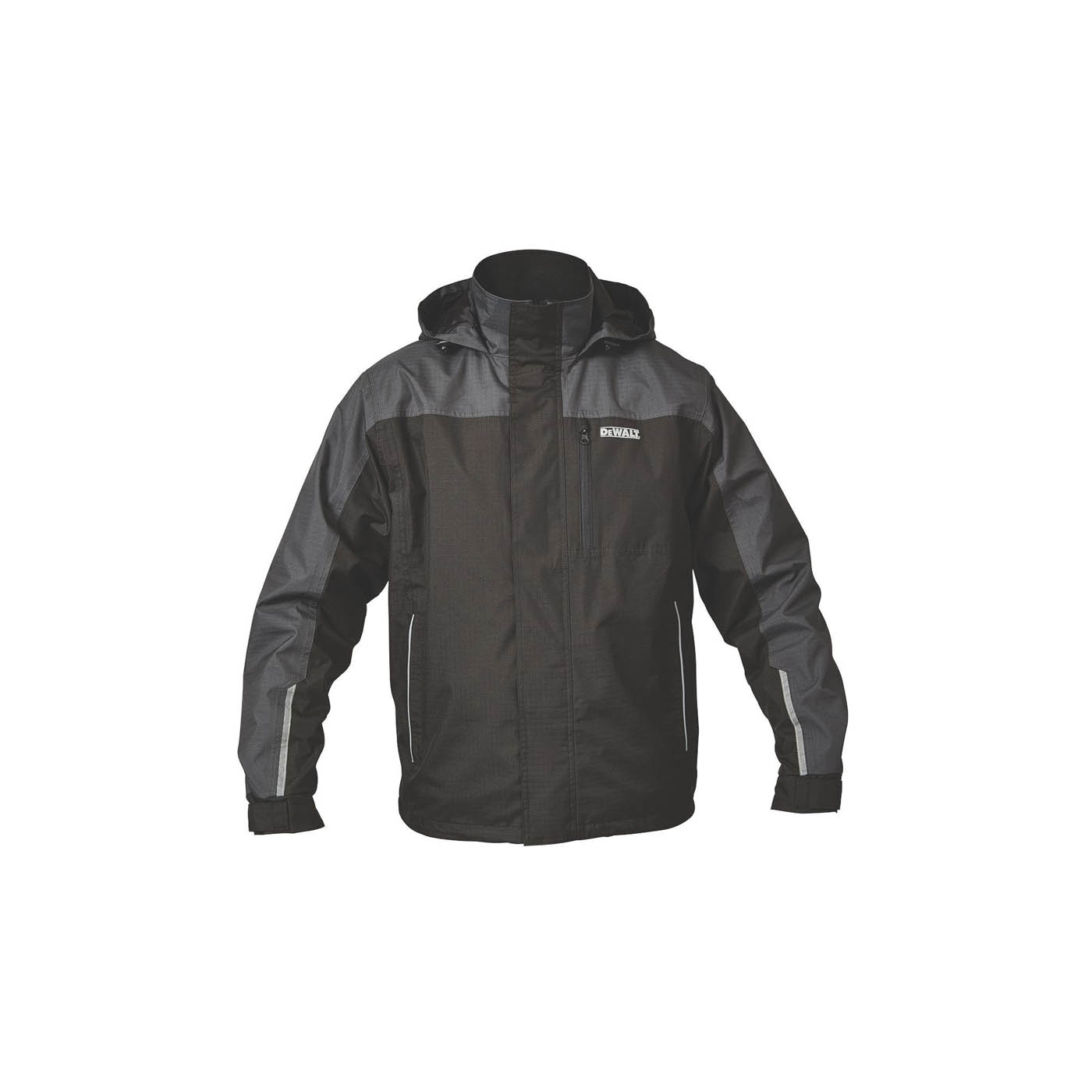 DeWalt Jacket 3 Pockets Storm Black Grey Waterproof Lightweight XX Large - Image 1