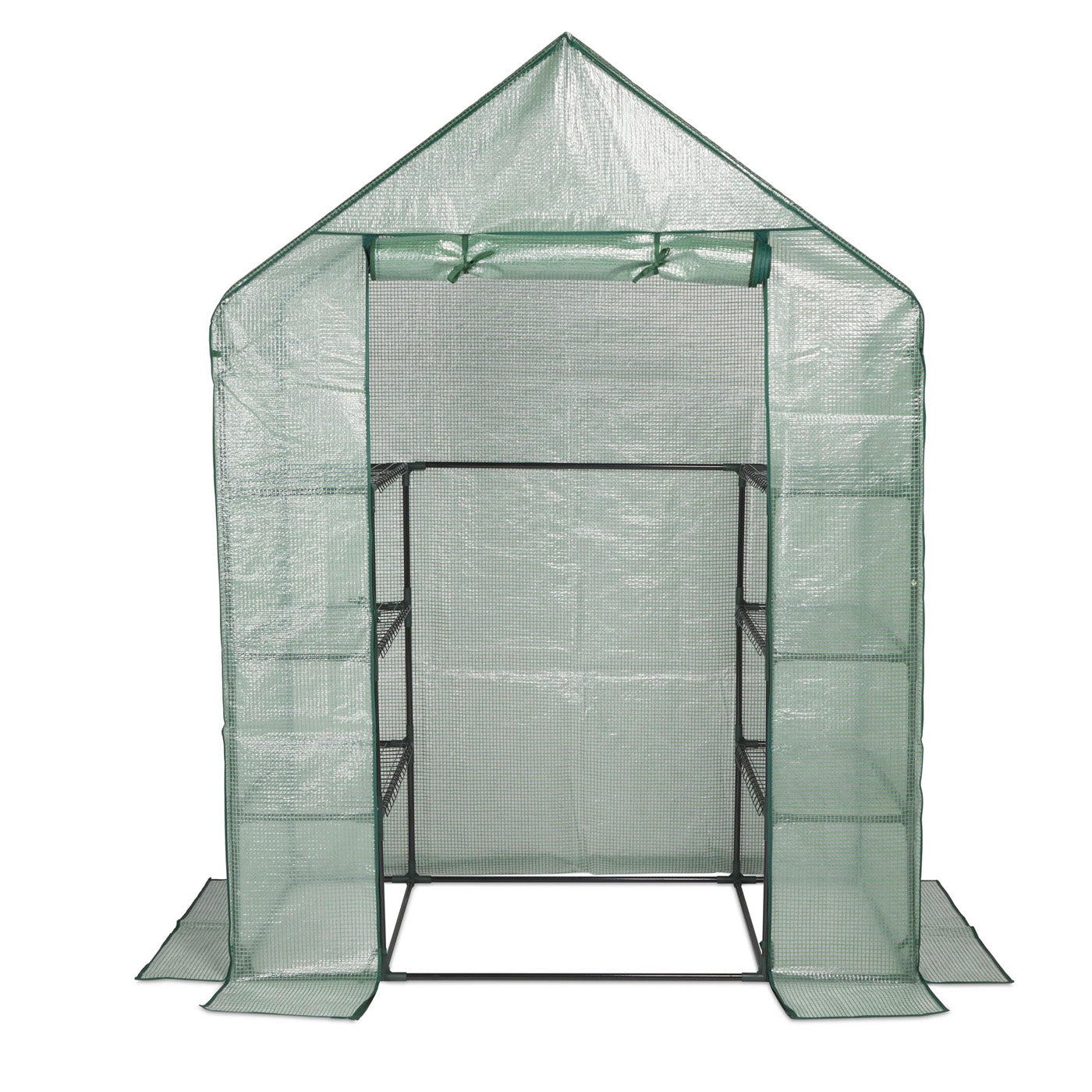 Greenhouse Plastic Covers Frame Garden Plant Grow Storage Shelves Waterproof - Image 2