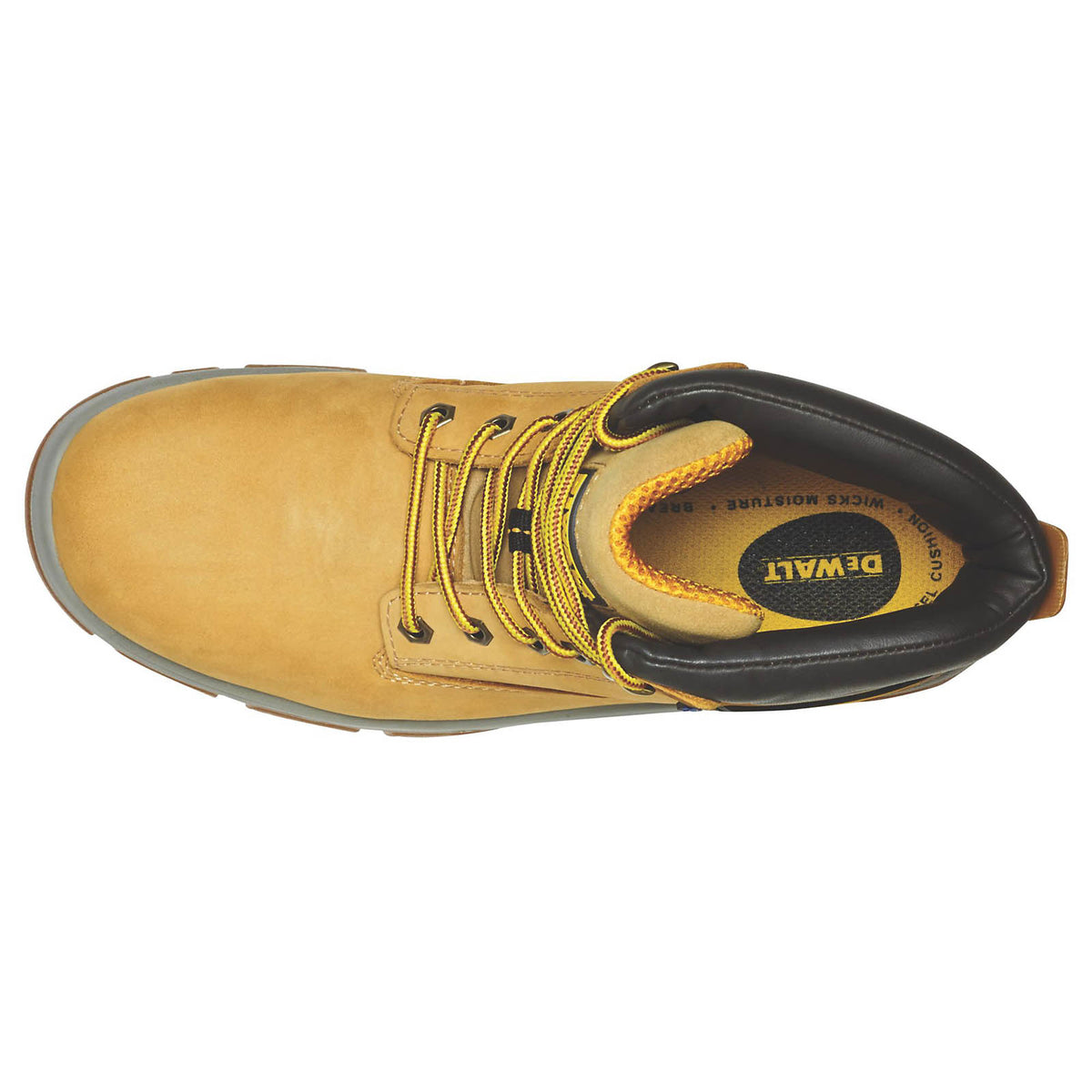 DeWalt Safety Boots Men's Standard Fit Brown Waterproof Shoes Steel Toe Size 12 - Image 3