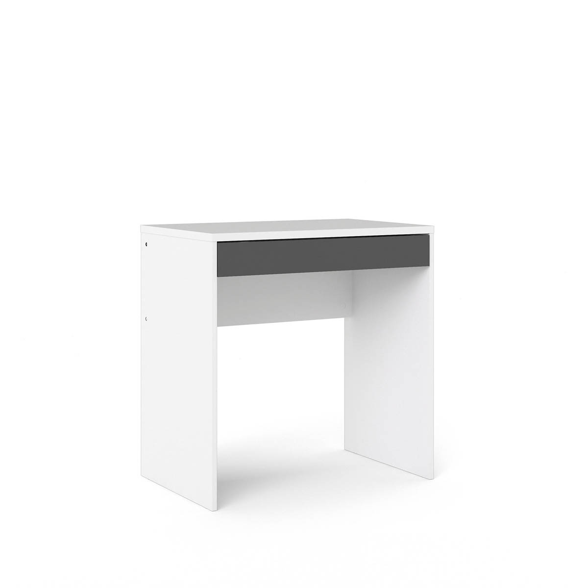Tvilum Desk Home Office Grey 1 Drawer Compact Workstation (H)765 (W)747 (D)482mm - Image 6