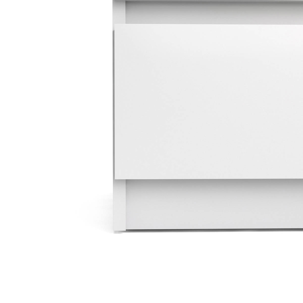 Chest Of Drawers Gloss White 5 Drawer Bedroom Furniture Storage Bedside - Image 8