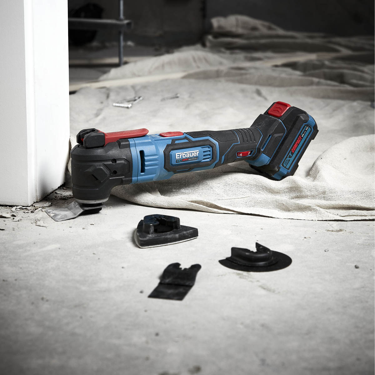 Erbauer Multi Tool Cordless EMT12-Li 12V EXT Lightweight Compact - Body Only - Image 4