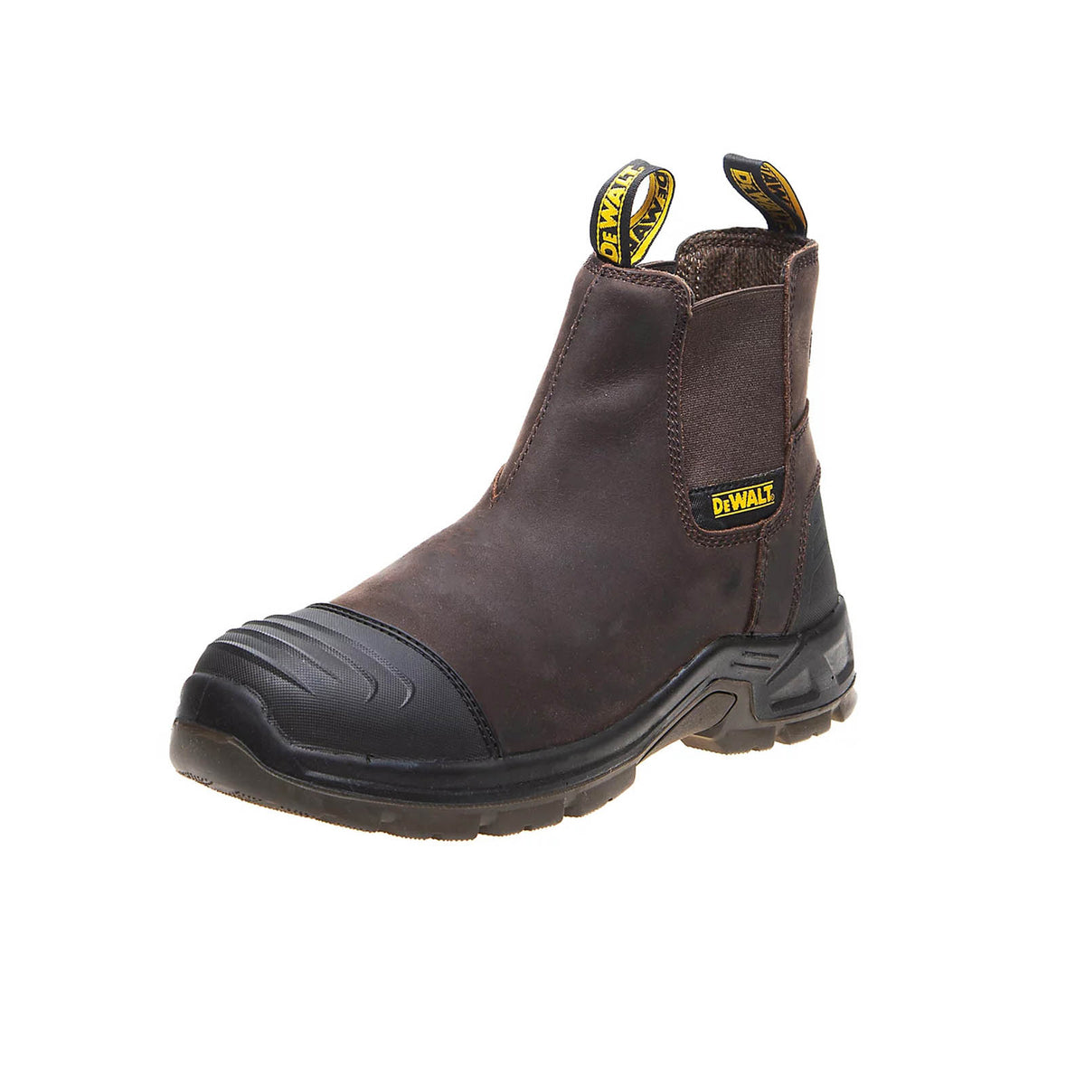 DeWalt Norris Dealer Boots Brown Safety Chelsea Work Shoes Size 10 - Image 1