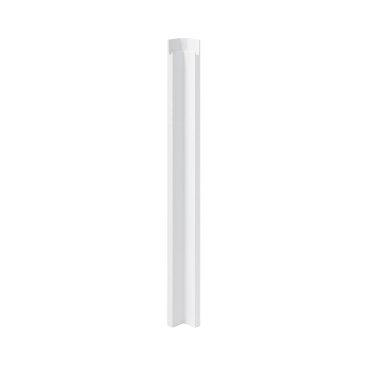 Kitchen Corner Post Gloss MDF Light Grey Standard Contemporary (W)59mm - Image 1