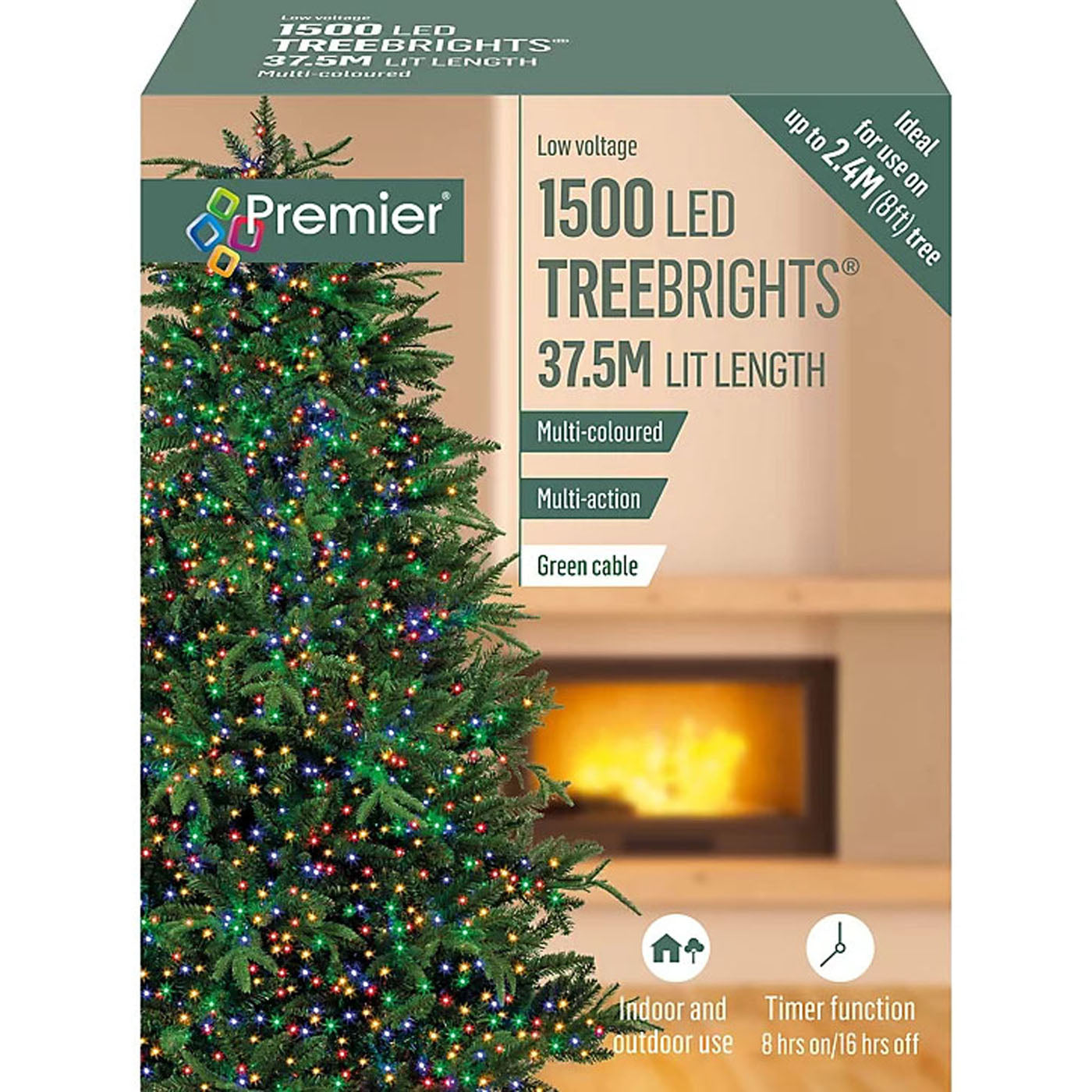 LED String Fairy Lights Plug In Outdoor Indoor Xmas Tree Party 8 Functions 31V - Image 2