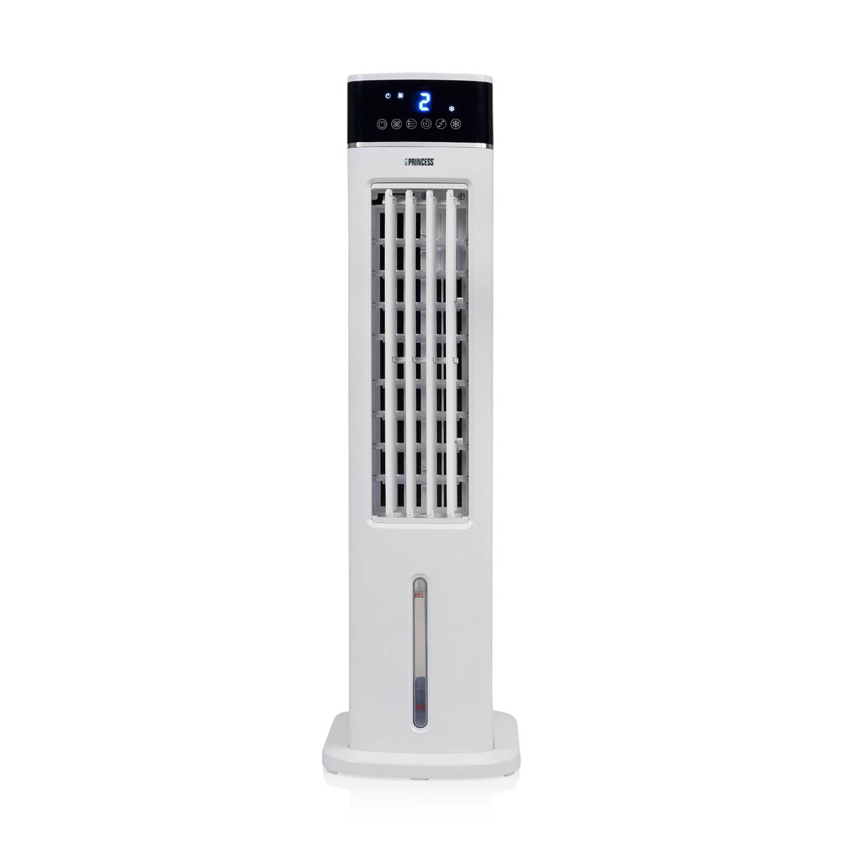 Princess Portable Air Cooler Smart White Oscillating Timer Remote 70W (H)76cm - Image 1