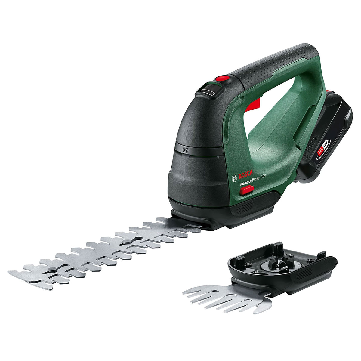 Bosch 18V Cordless 20cm Pruner & hedge trimmer (1 x 2Ah) - AdvancedShear 18V-10 - Image 1