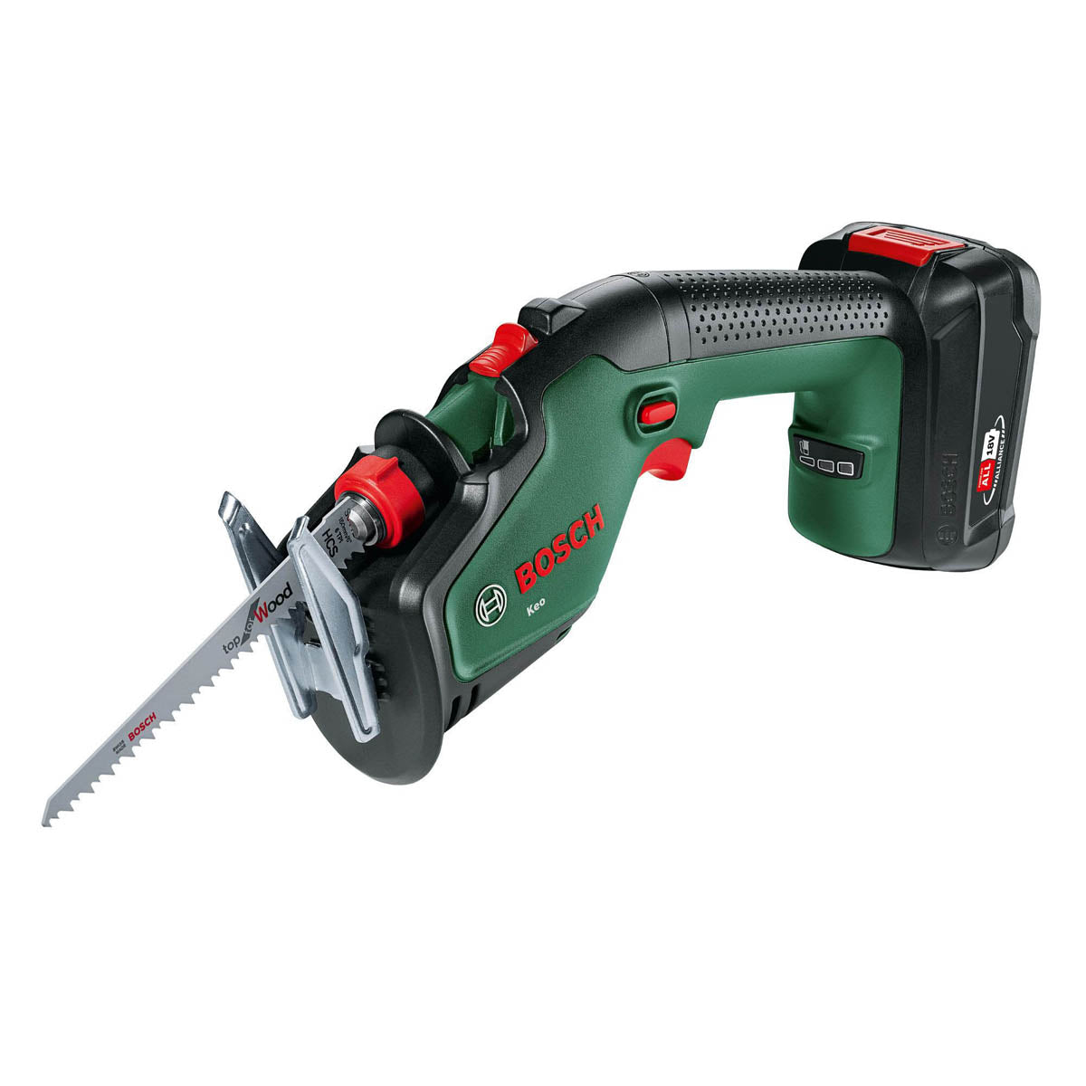 Bosch Reciprocating Saw Cordless KEO 2.0Ah Li-ion Variable Speed Ergonomic 18V - Image 1