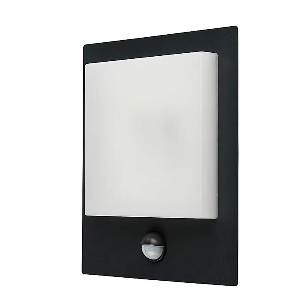 LED Outdoor Wall Light PIR Motion Sensor Security Lamp Garden Adjustable Time On - Image 1