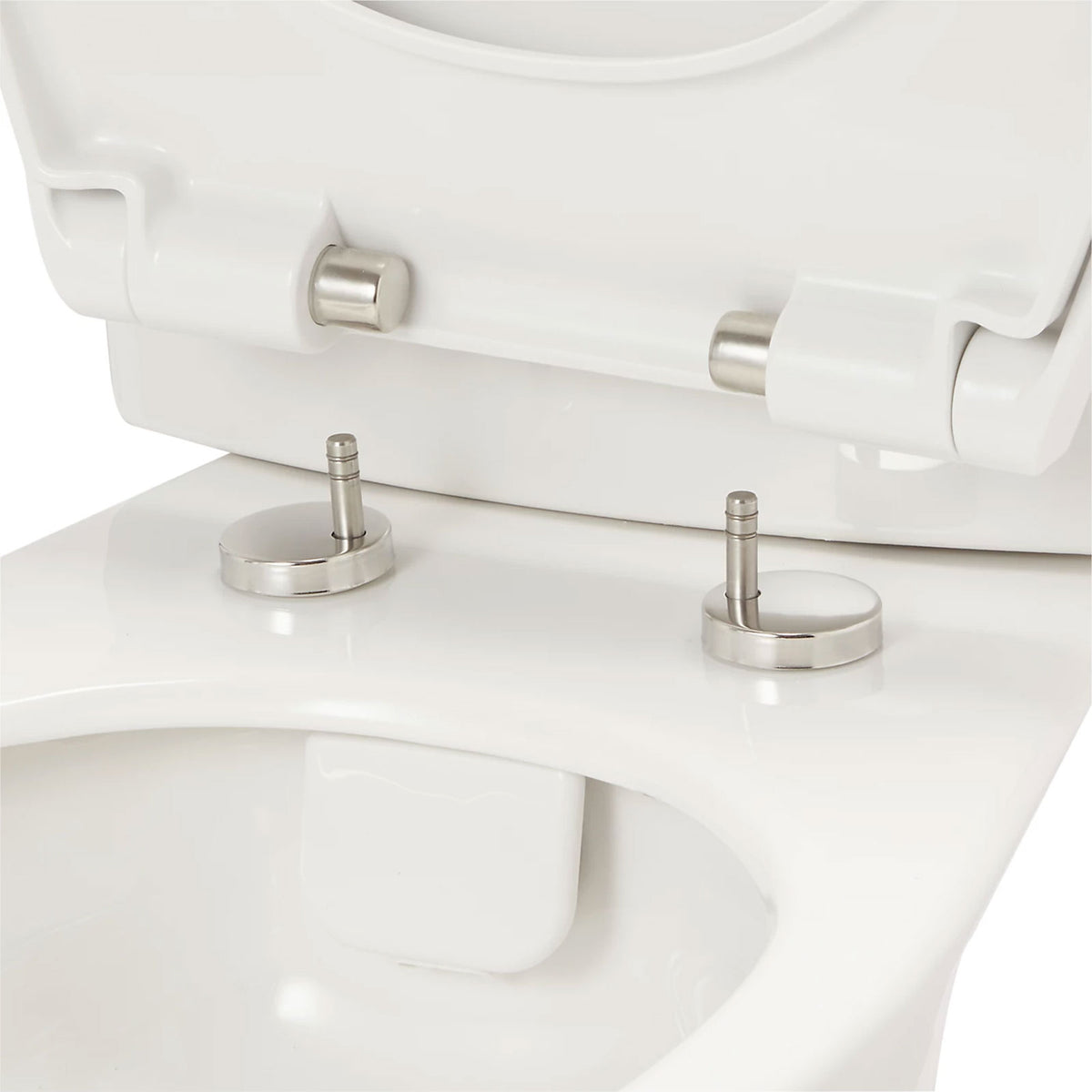 GoodHome Winam Rimless Close Coupled Toilet Dual Flush Soft Close Seat White - Image 6