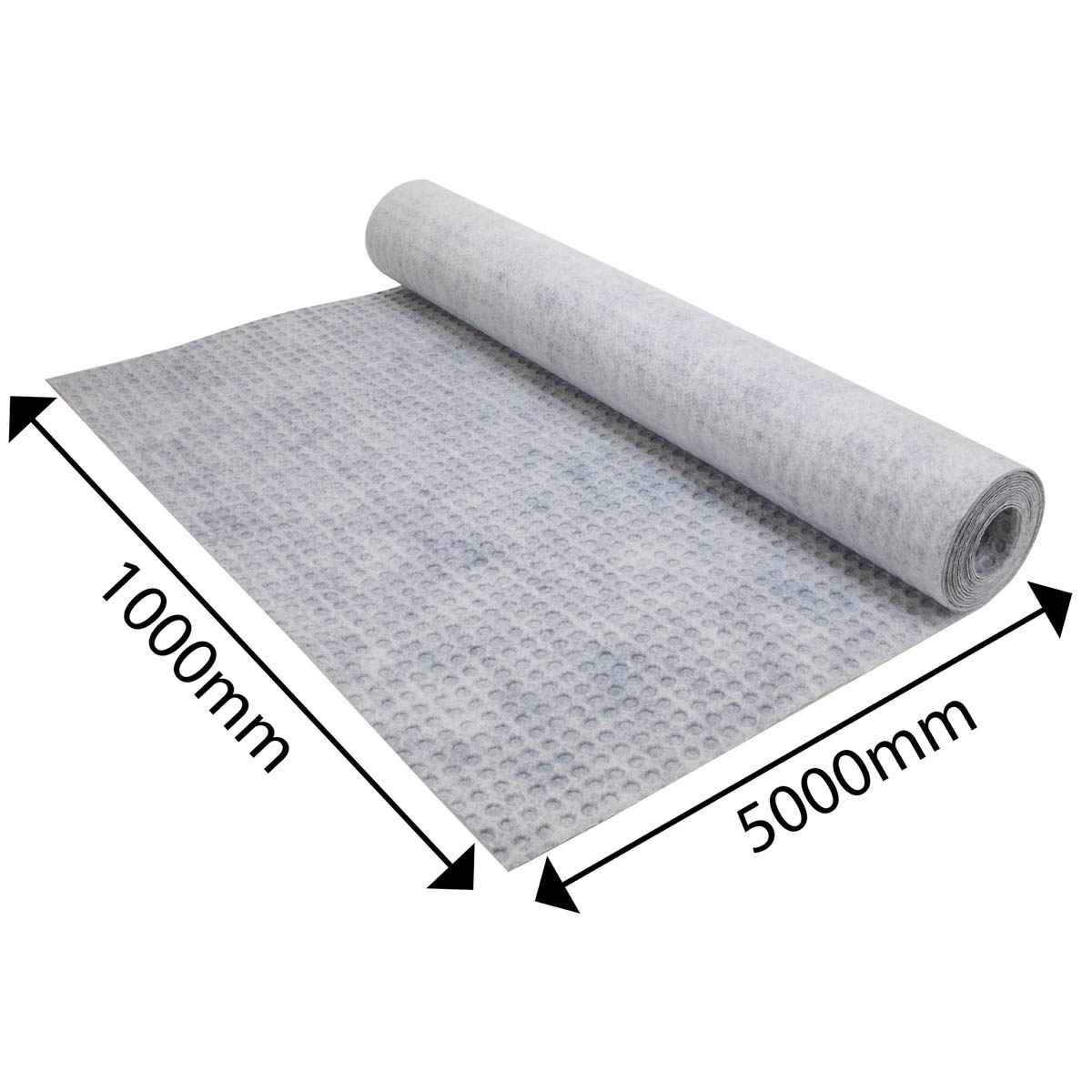Homelux Underlay Mat 5mm Anti Crack Impact Resistant Bathroom Kitchen 5m² - Image 3