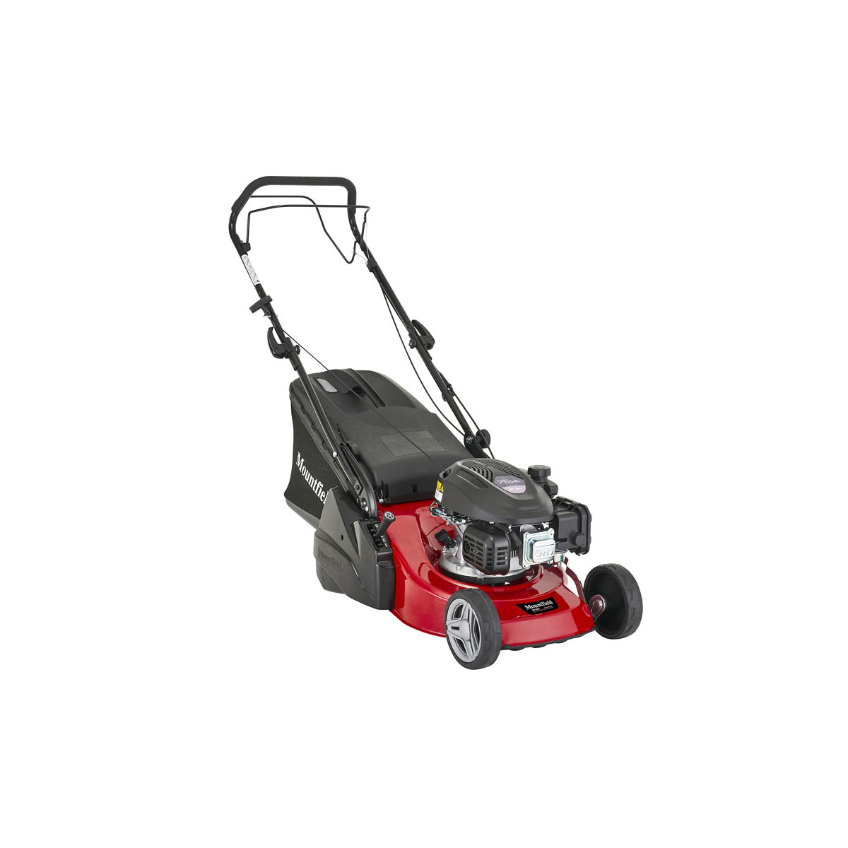 Mountfield Rotary Lawnmower 41cm Petrol SP160R 123cc Hand Propelled Rear Roller - Image 4