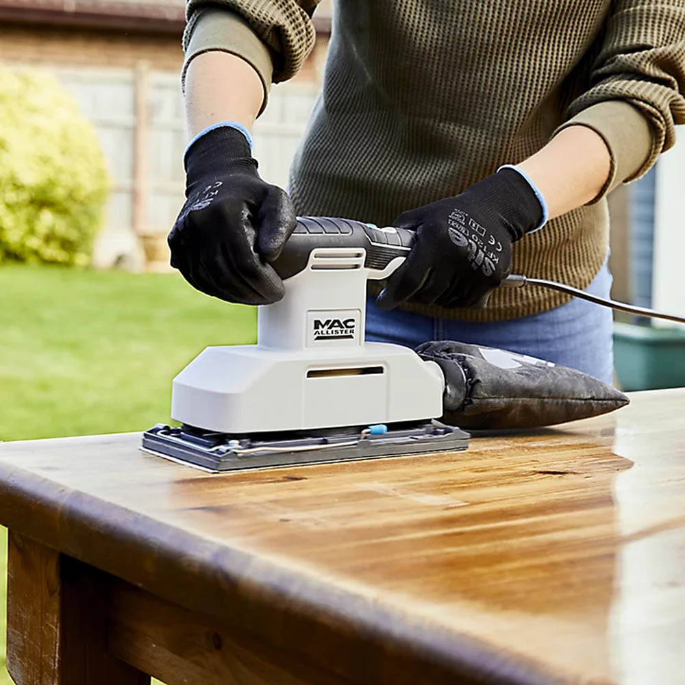 Mac Allister Sheet Sander Electric MHSS300 Soft Grip Ergonomic Compact 300W - Image 2