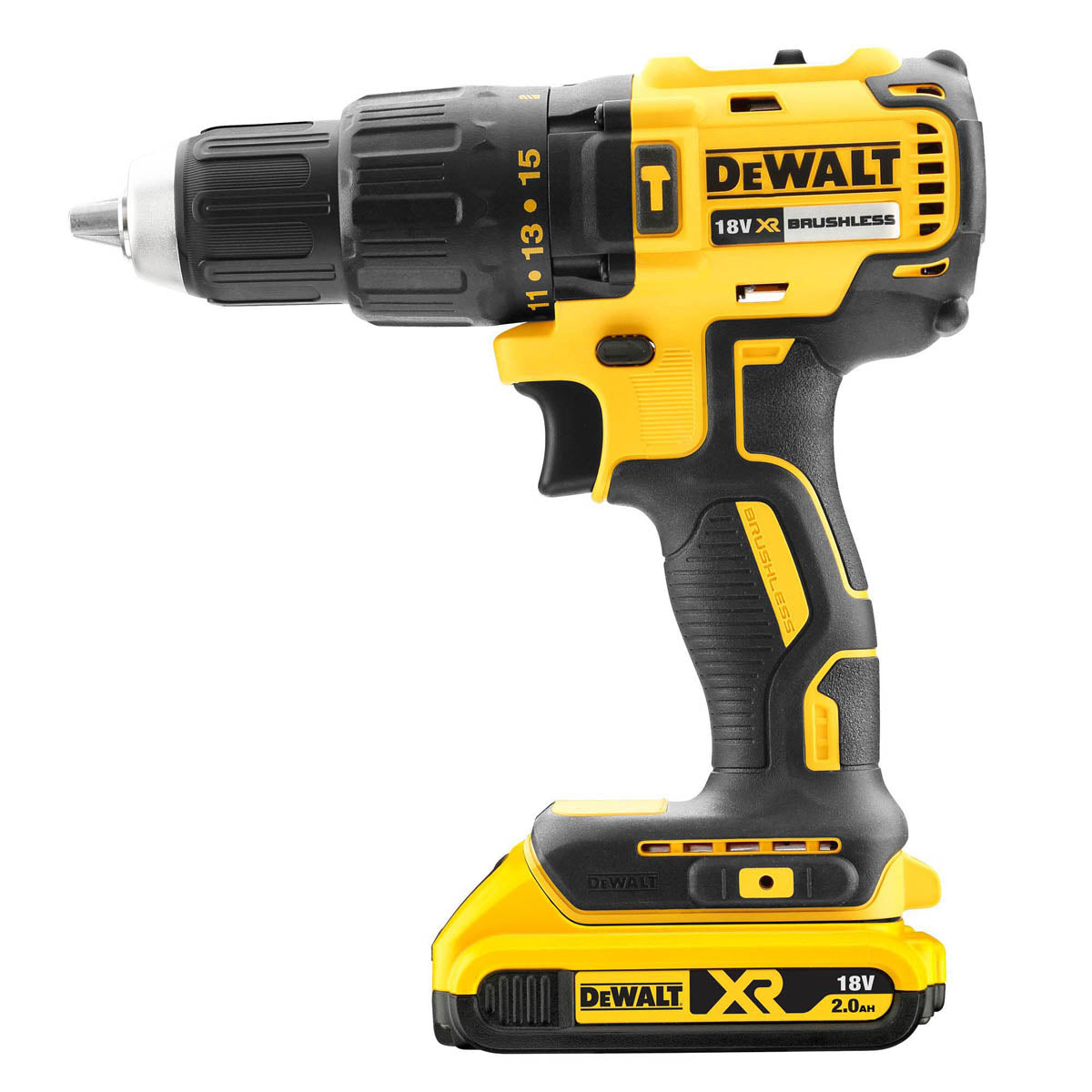 DeWalt Combi Drill Cordless DCD778D2T Brushless Keyless 2x2.0Ah Li-ion 18V - Image 3