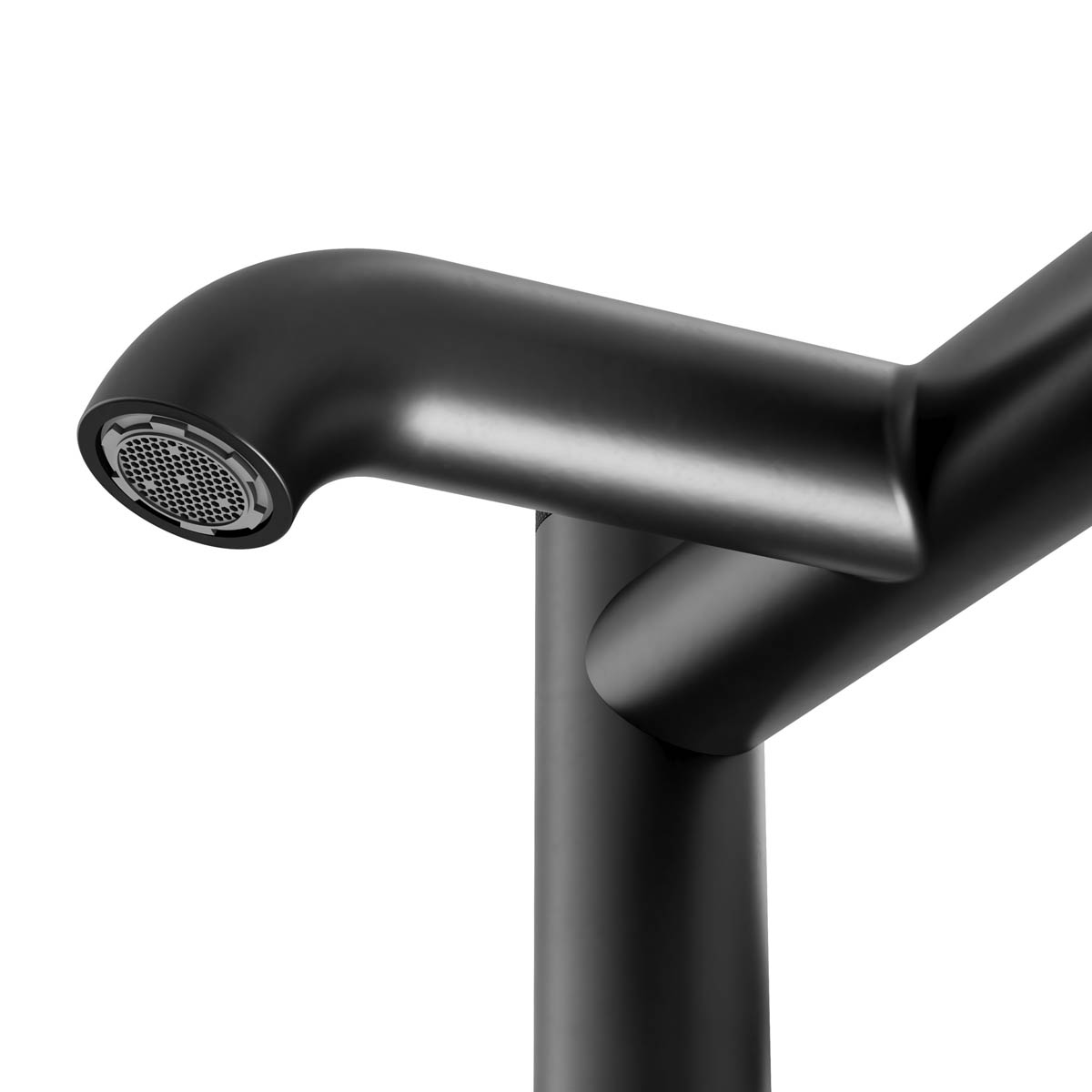 Bath Filler Tap Mixer Matt Black Double Lever Bathroom Modern Deck Faucet - Image 6