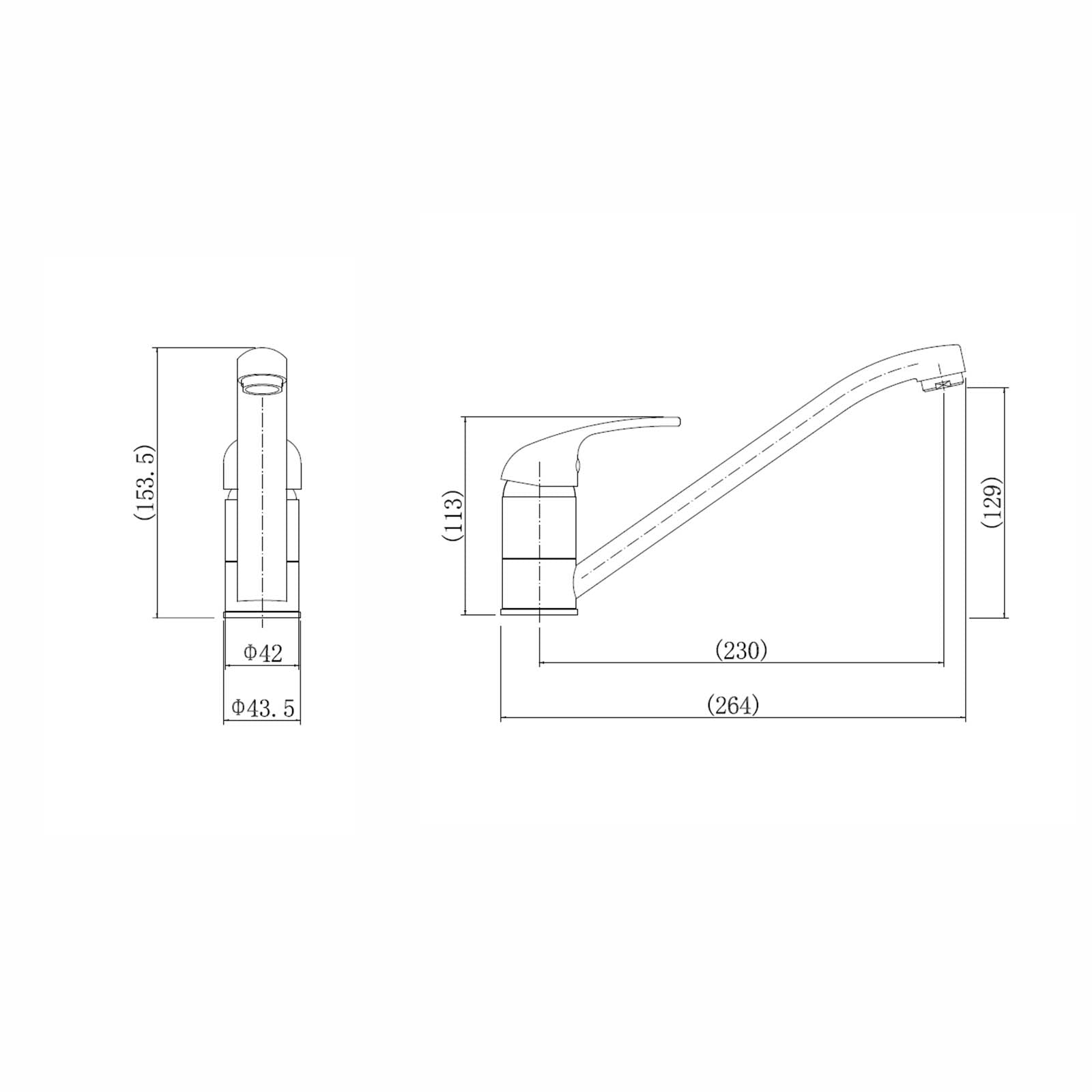 Kitchen Sink And Tap Set 1.5 Bowl Stainless Steel Reversible Single Lever Waste - Image 2