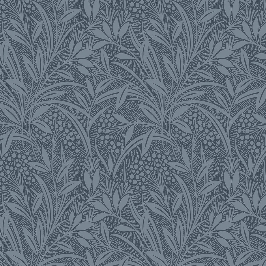 Laura Ashley Wallpaper Matt Barley Leaf Dusky Seaspray Smooth Washable 5.2m² - Image 1