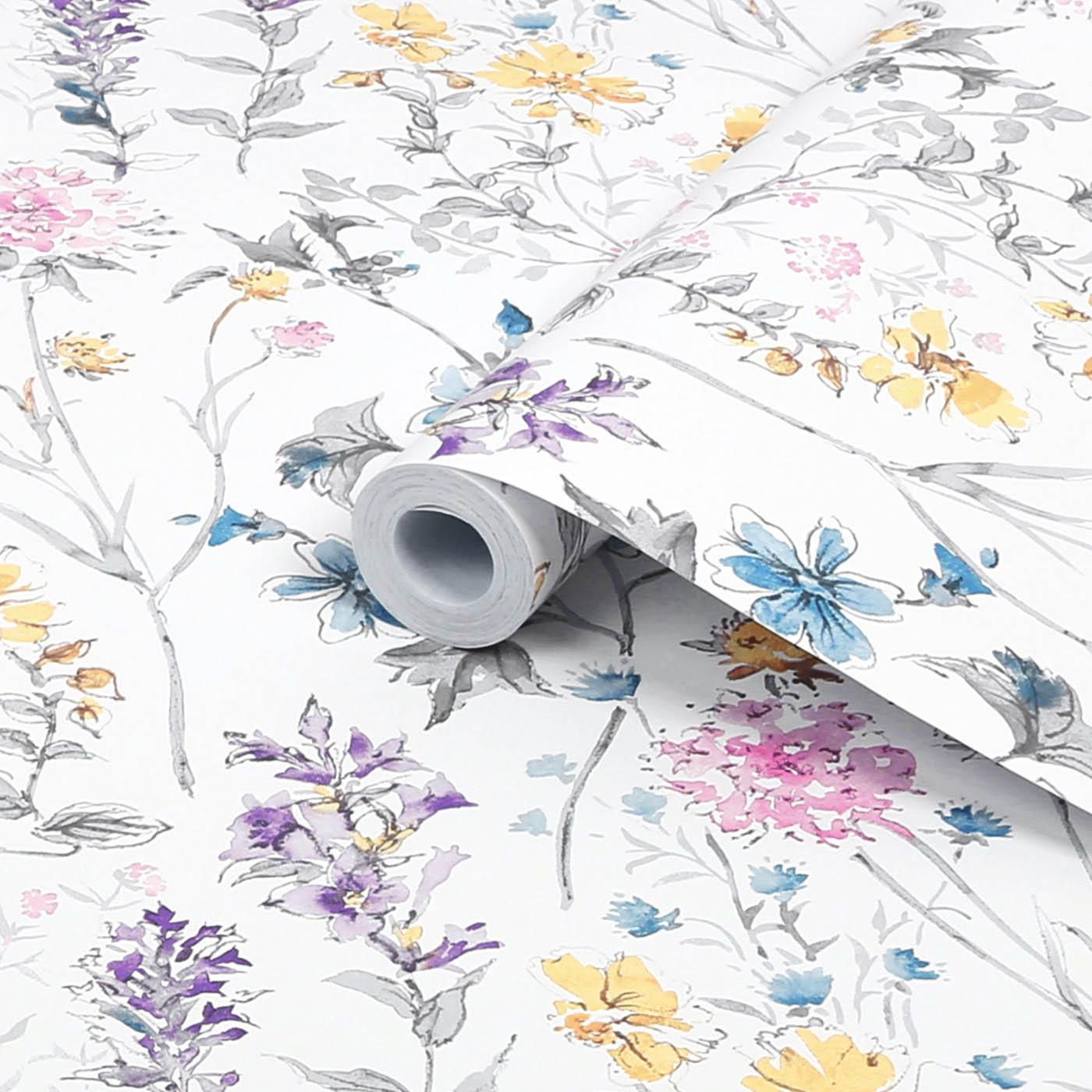 Laura Ashley Abstract Multicolour Wild meadow Smooth Wallpaper - Image 5