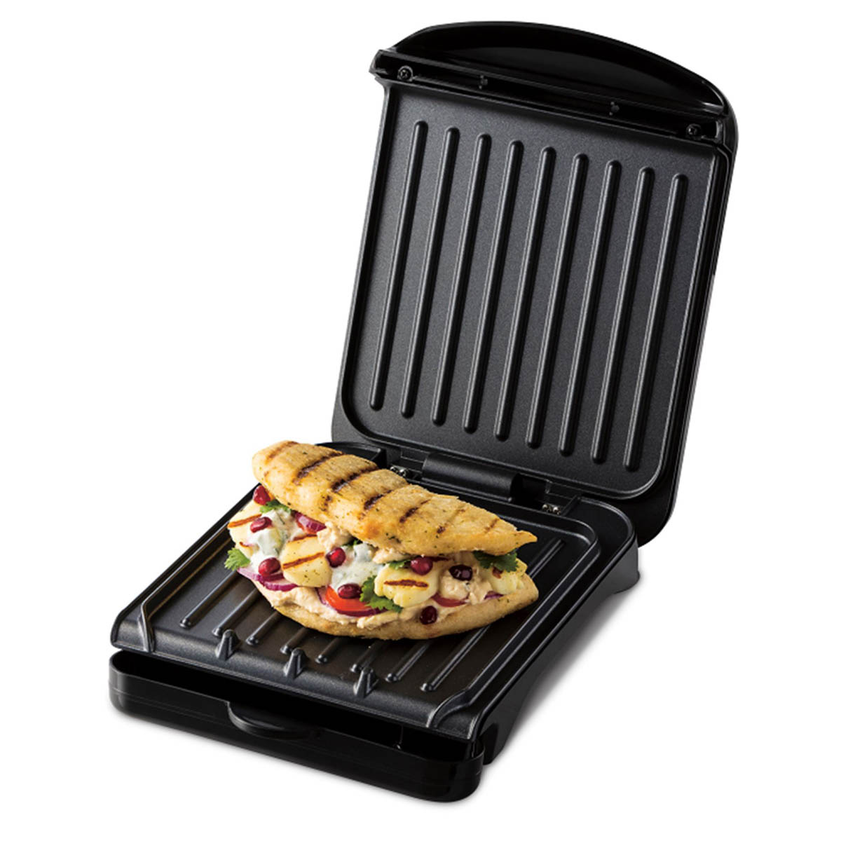 George Foreman Grill Fit 25800 Black Non Stick Drip Tray Adjustable Rear Foot - Image 1