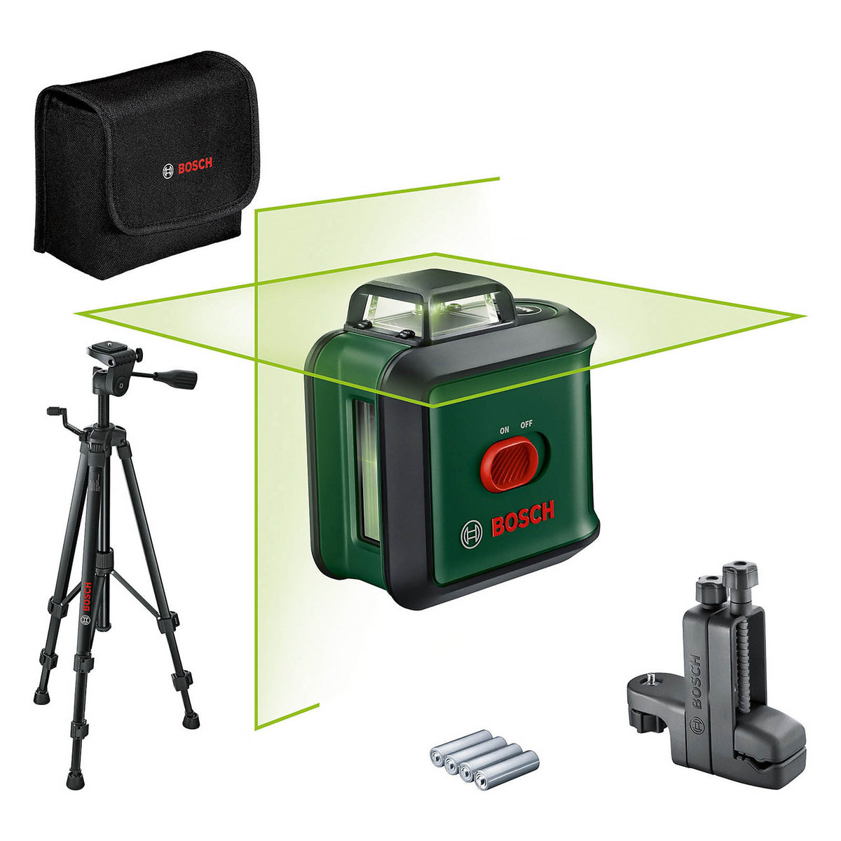 Bosch Laser Level Green Self Levelling Horizontal And Vertical Compact - Image 1