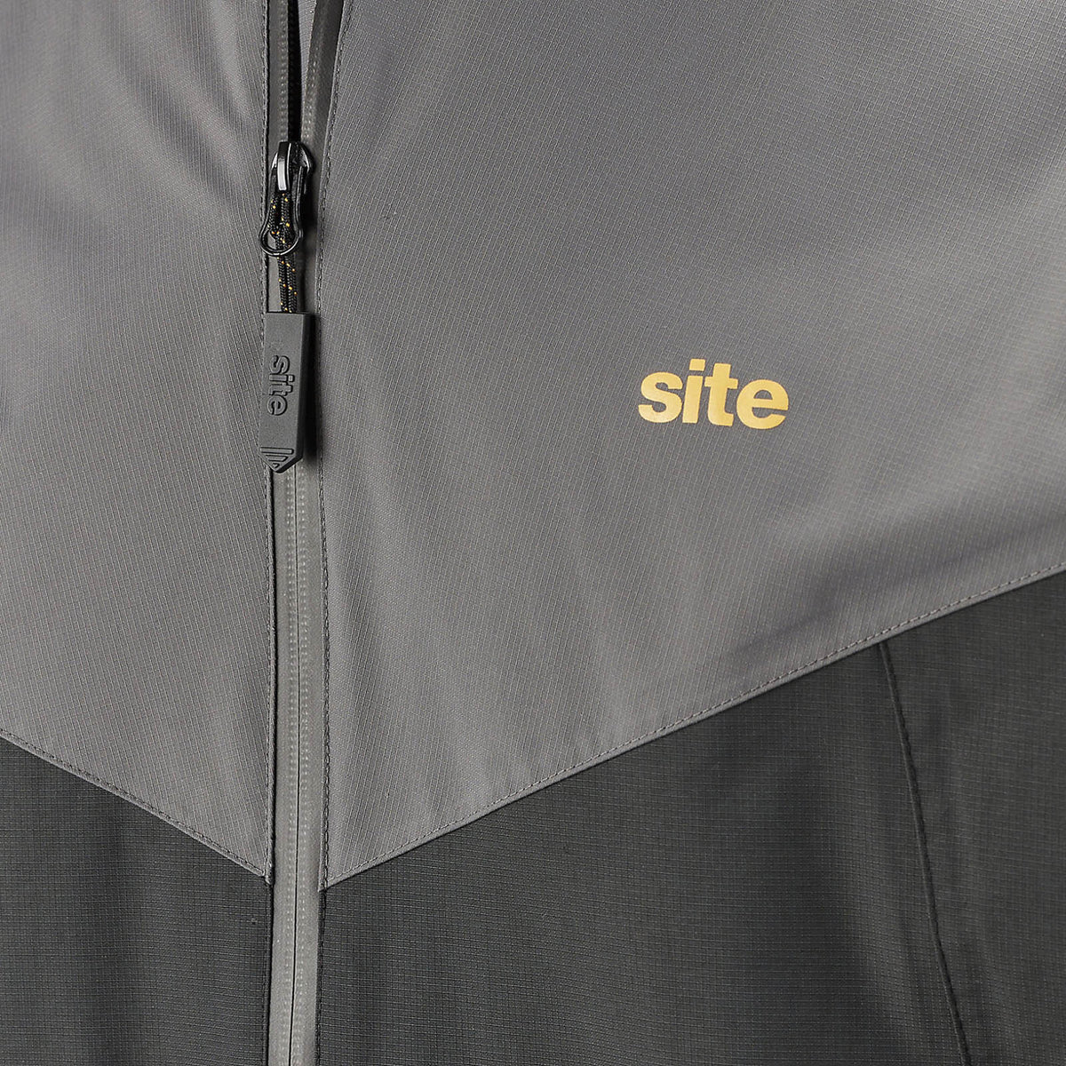 Site Messner Waterproof Work Jacket Black Grey Large Ripstop Workwear - Image 10
