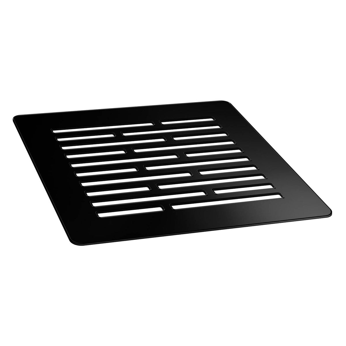 Shower Tray Matt Black 28mm Rectangular Centre Drain Antibacterial Bathroom - Image 8