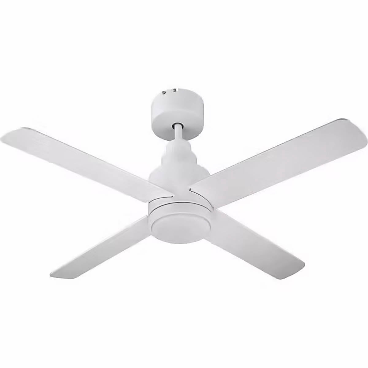 LED Ceiling Light With Fan White Remote Control Dimmable Reversible Modern - Image 1