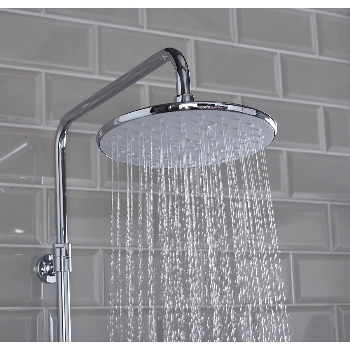 Bristan Mixer Shower Thermostatic Multi Head Round Gloss Chrome Effect Rear Fed - Image 2