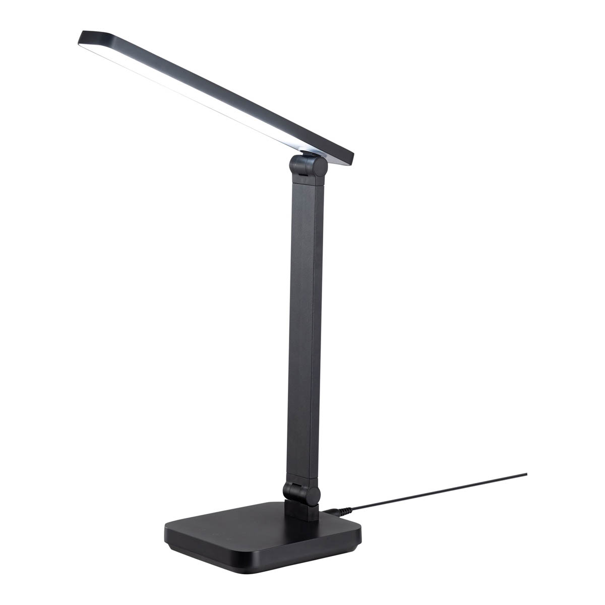 LED Table Lamp Matt Black Dimmable 350lm Touch Control Living Bedroom Office - Image 7