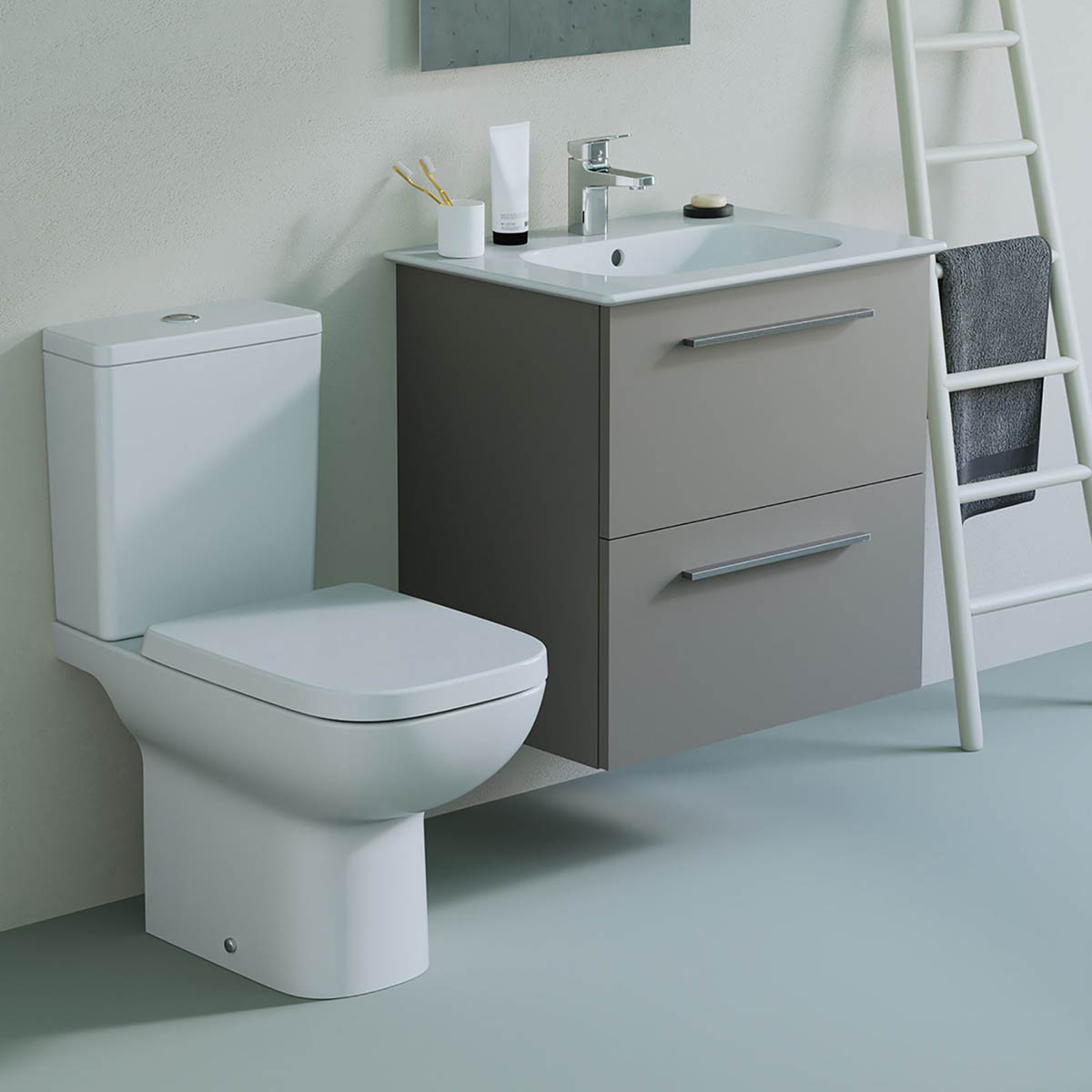 Ideal Standard i.life A White Square Soft close Toilet seat - Image 5