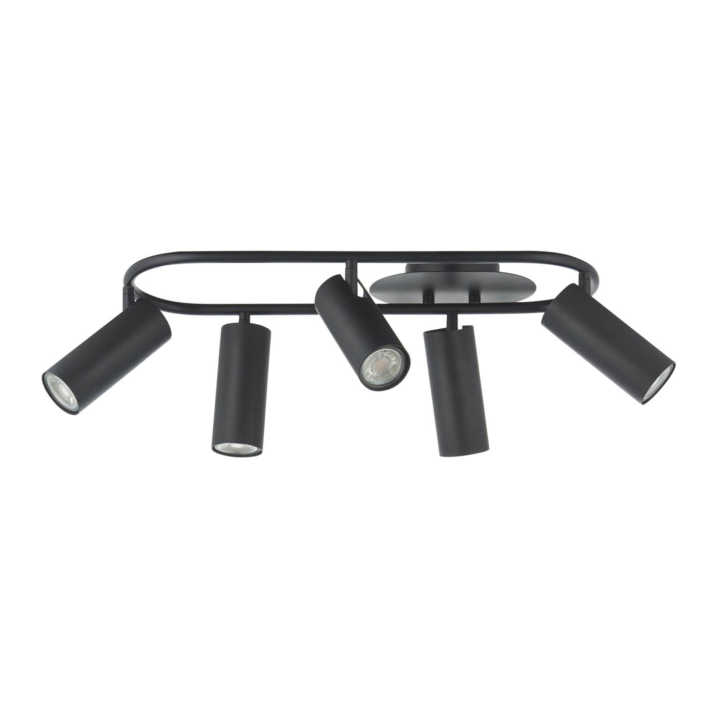 LED Ceiling Light 5 Way Matt Metal Black Dimmable Kicthen Dining Modern - Image 3