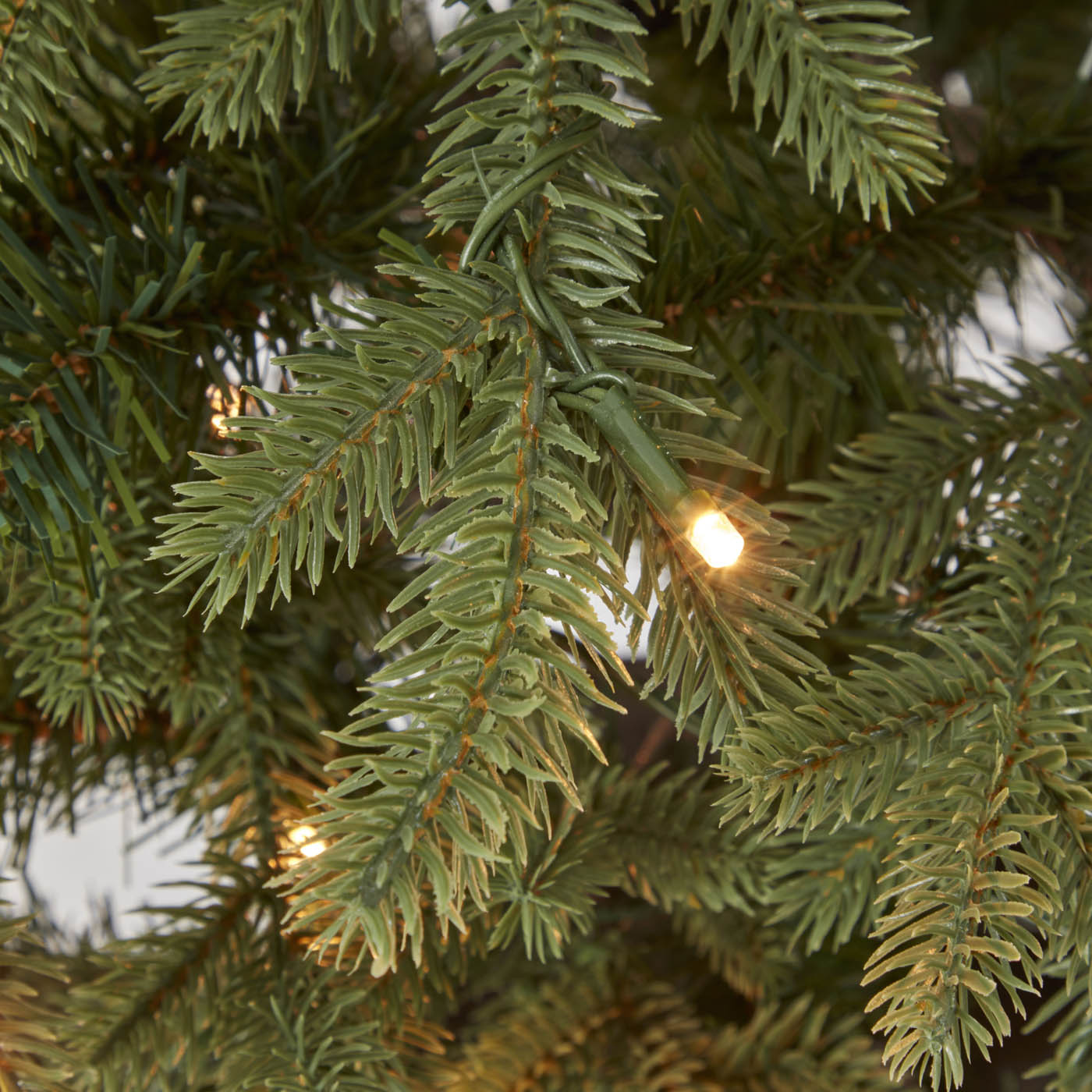 Artificial Christmas Tree Pre-Lit 4ft Full Green LED Warm White 8 Functions - Image 5