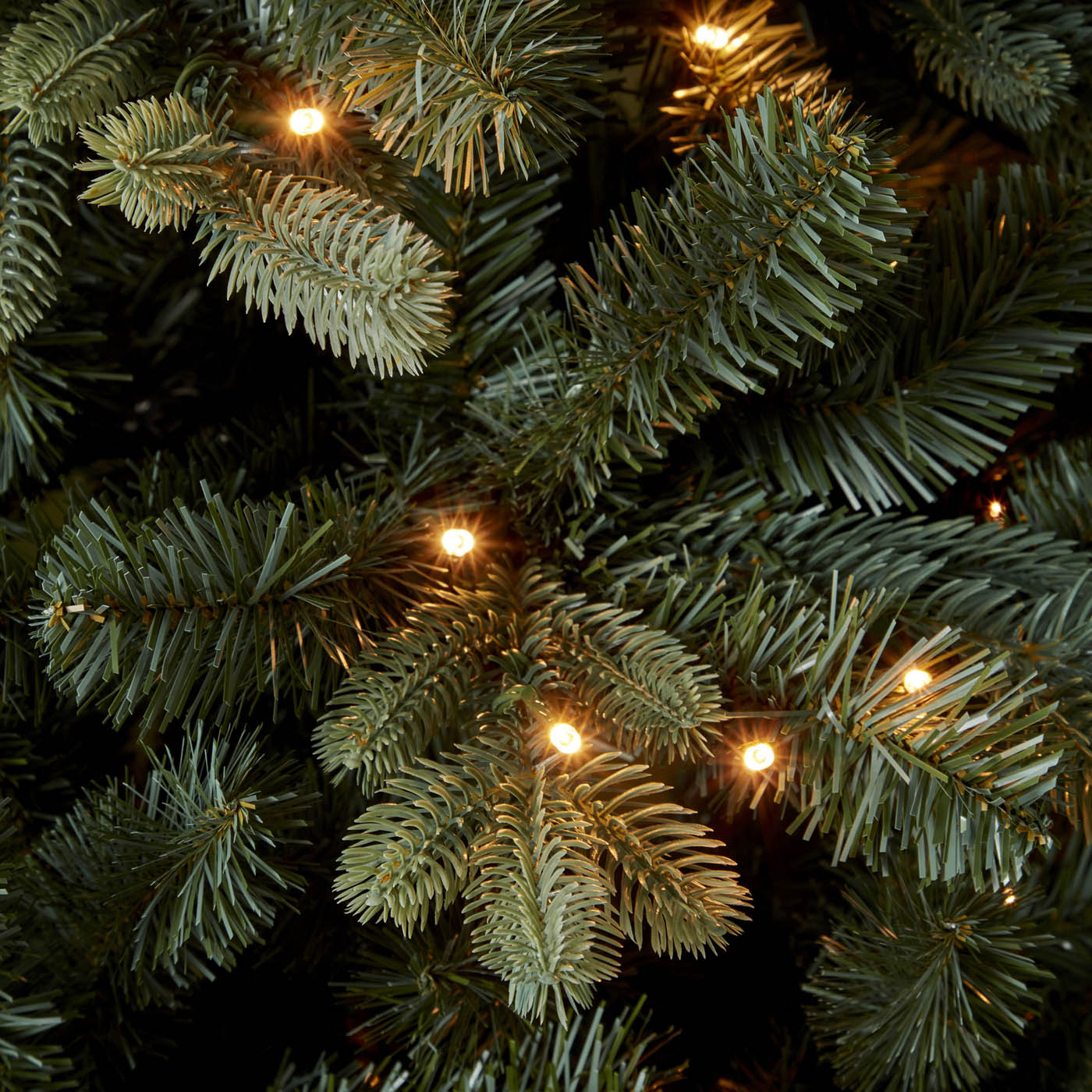 Christmas Tree 6ft Green Artificial LED Pre Lit Warm White Hinged Home Indoor - Image 10