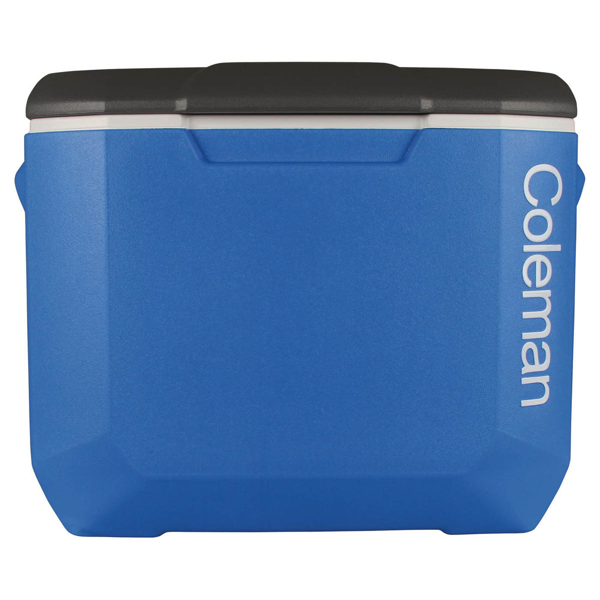 Coleman Cooler Box 56L Blue Portable Wheels Telescopic Handle Camping Picnic - Image 1