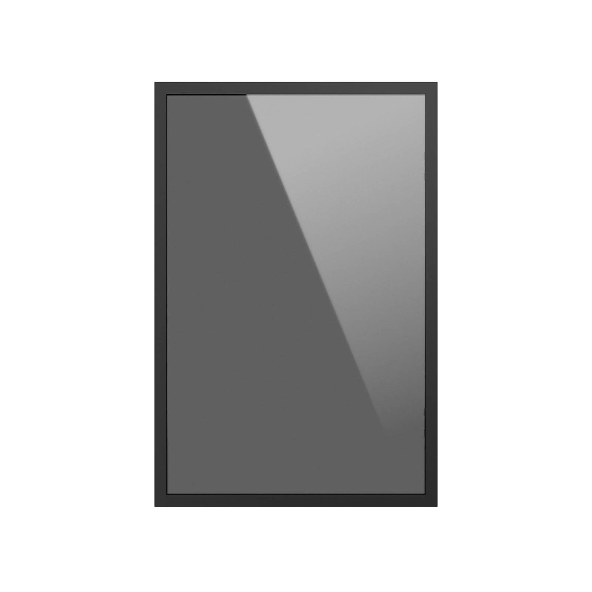 Kitchen Cabinet Door Winterana Black Glazed Smoked Glass Modern H71.5xW30cm - Image 1