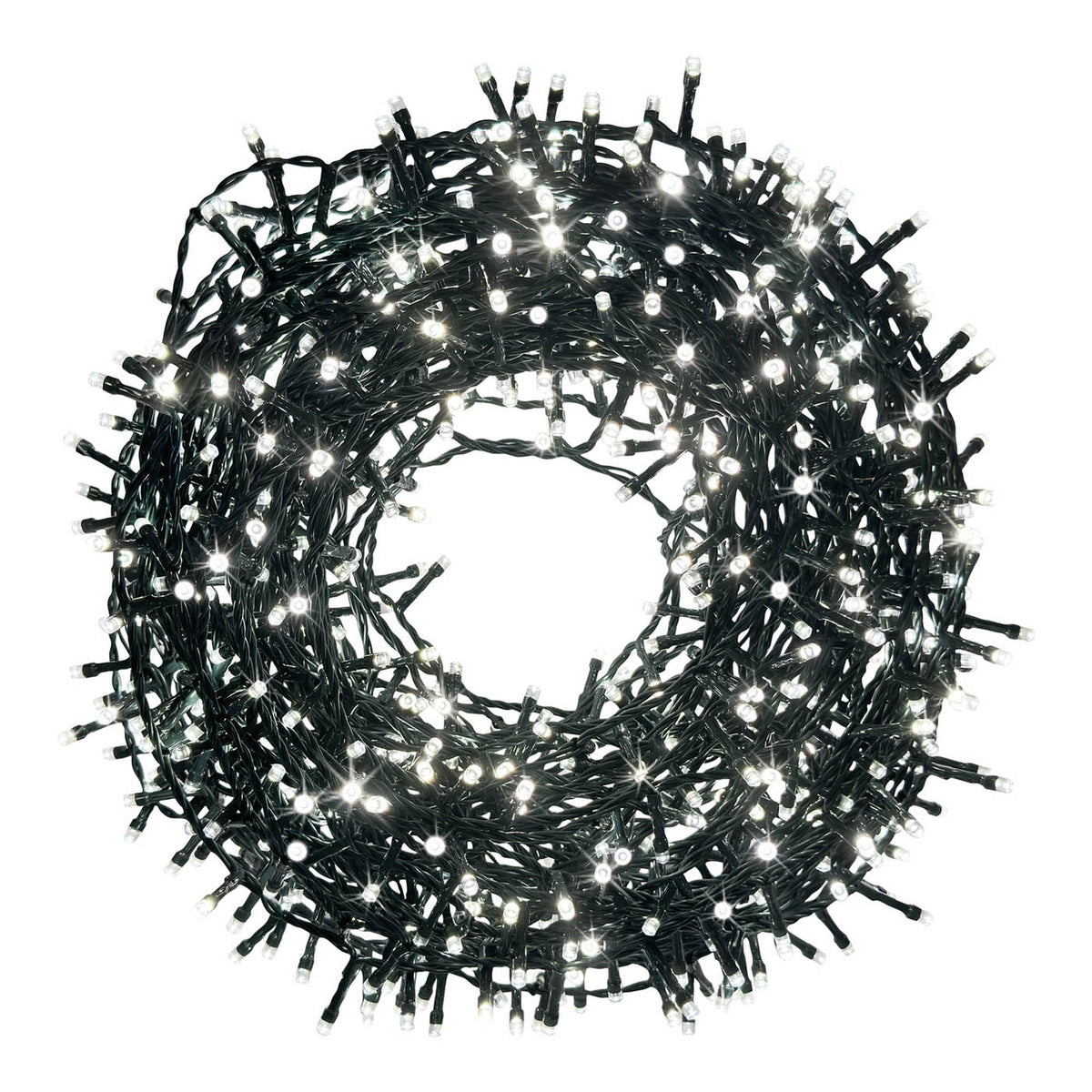 LED Christmas String Lights 720 Ice White Timer Indoor Decoration - Image 1