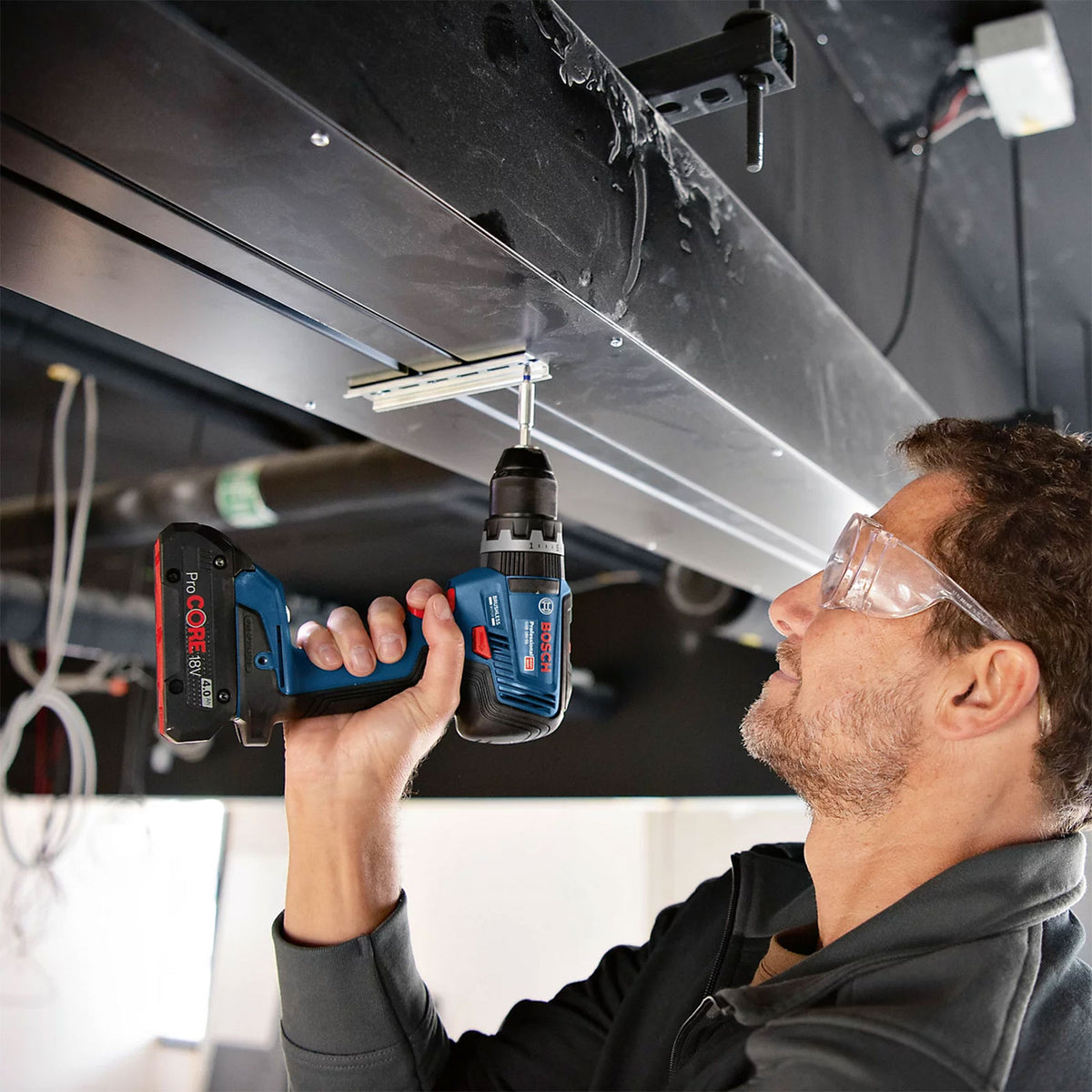 Bosch Professional GSB 18V-55 Brushless Combi Drill 2x4Ah Batteries - Image 6