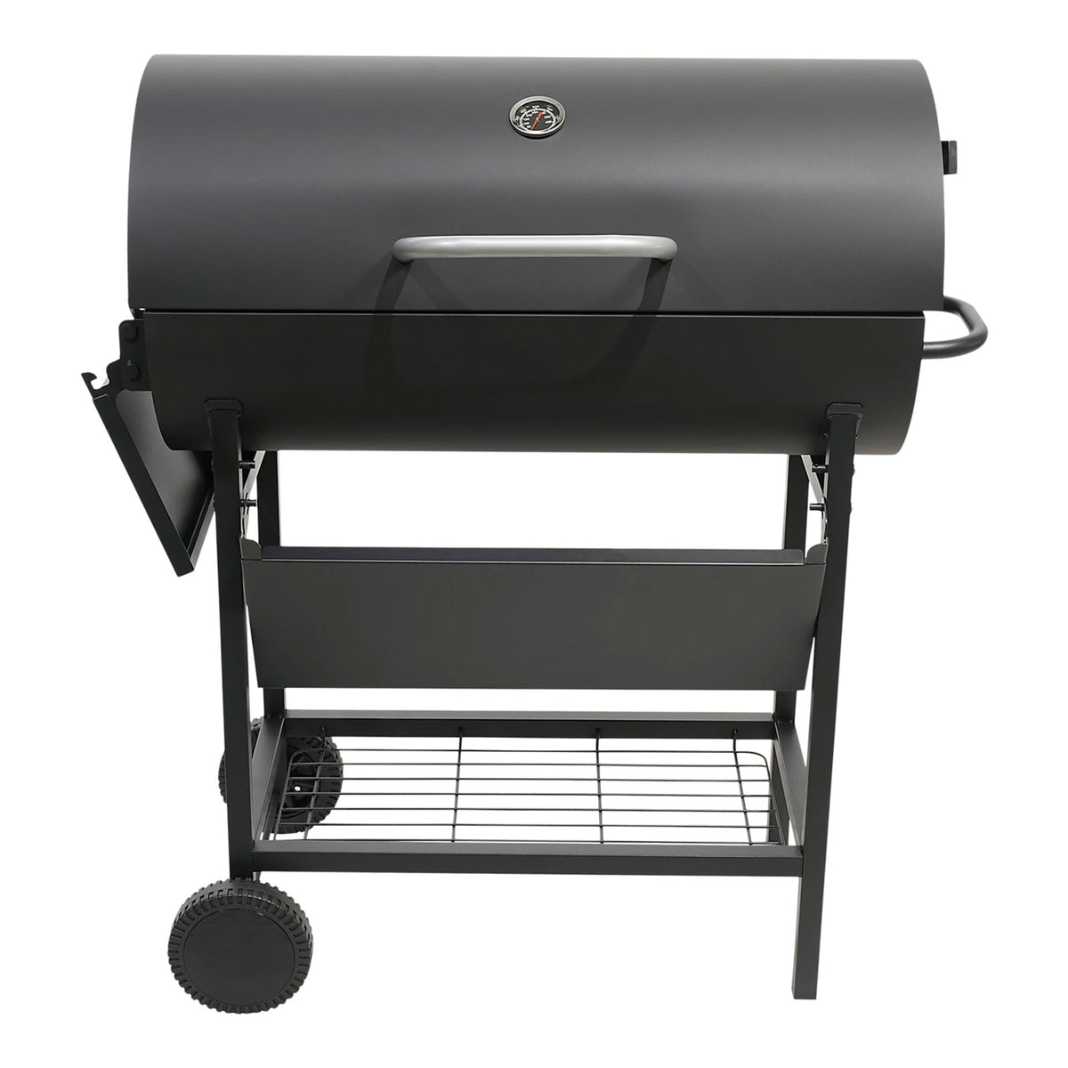 Griffin Black Charcoal BBQ Rectangle Garden Barbecue Grill Trolley - Image 9