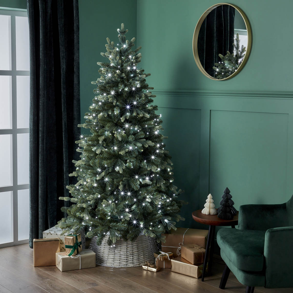 LED Christmas String Lights 1000 Ice White Timer Indoor Outdoor Home 39.97m - Image 7