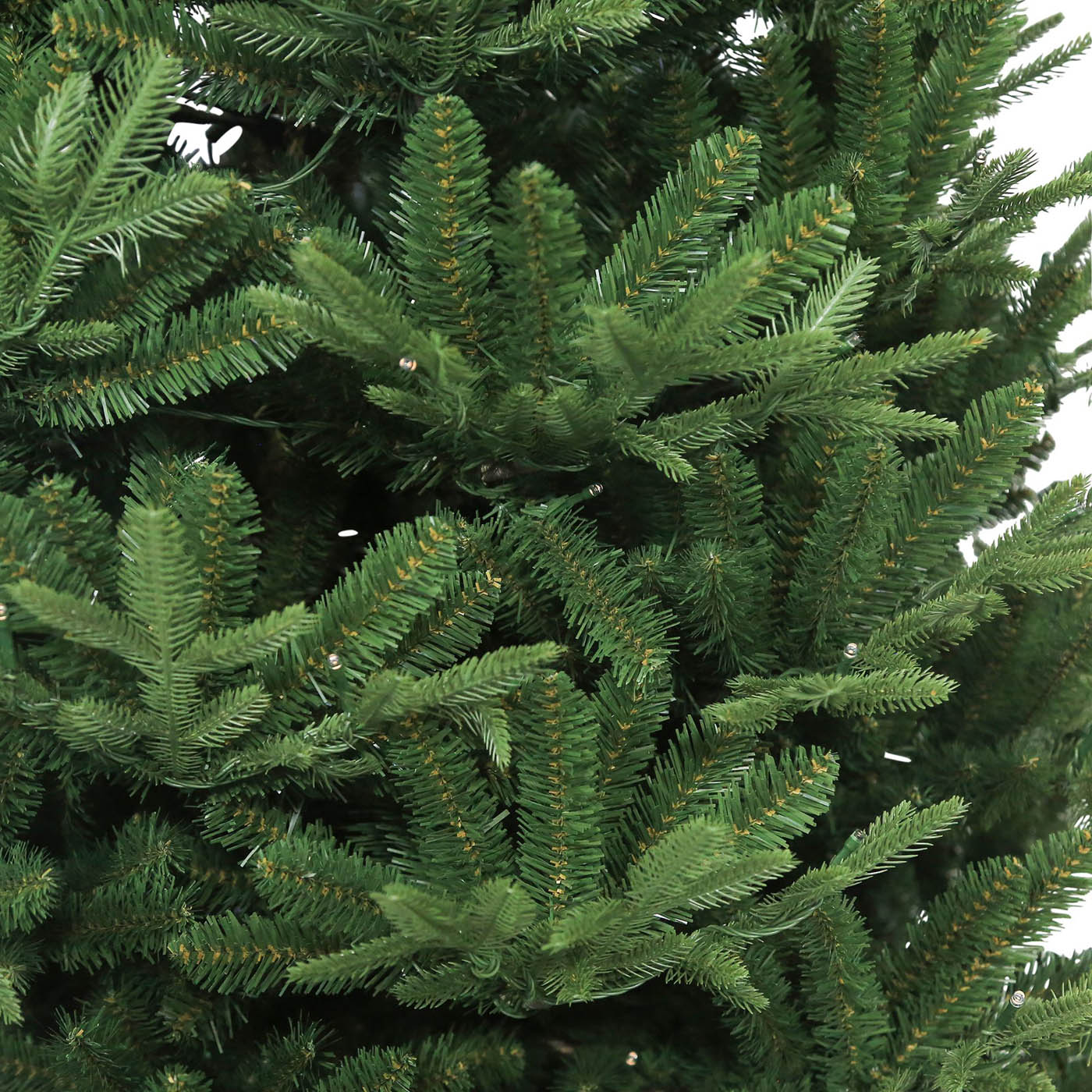 Christmas Tree 7ft Green Artificial LED Pre Lit Warm White Hinged Timer Indoor - Image 7