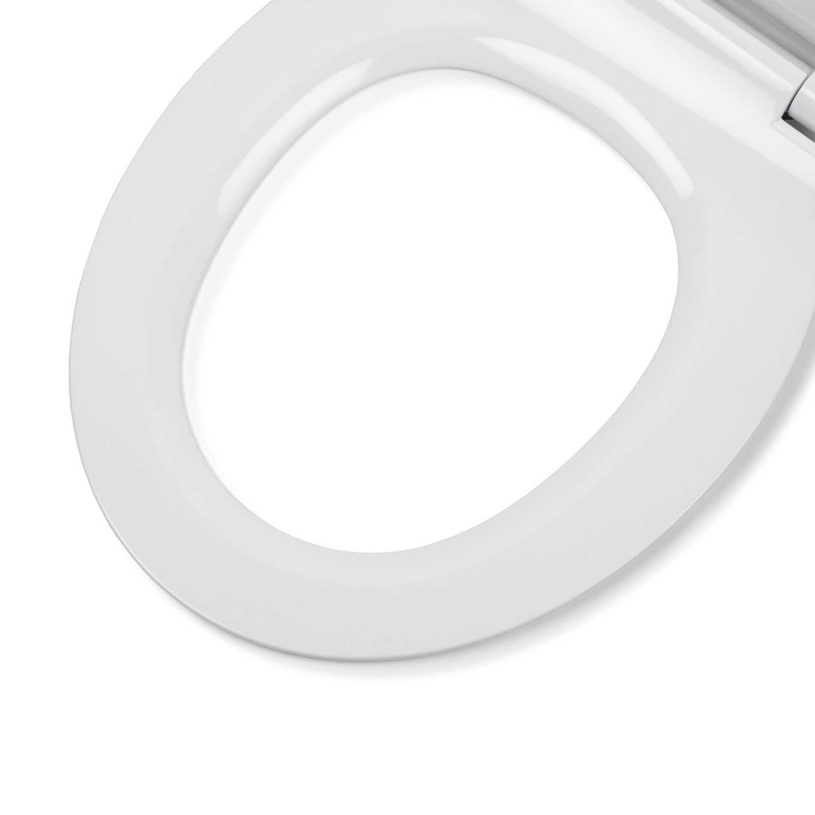 Croydex Toilet Seat White Standard Slim Soft Close Bathroom WC Heavy Duty - Image 5