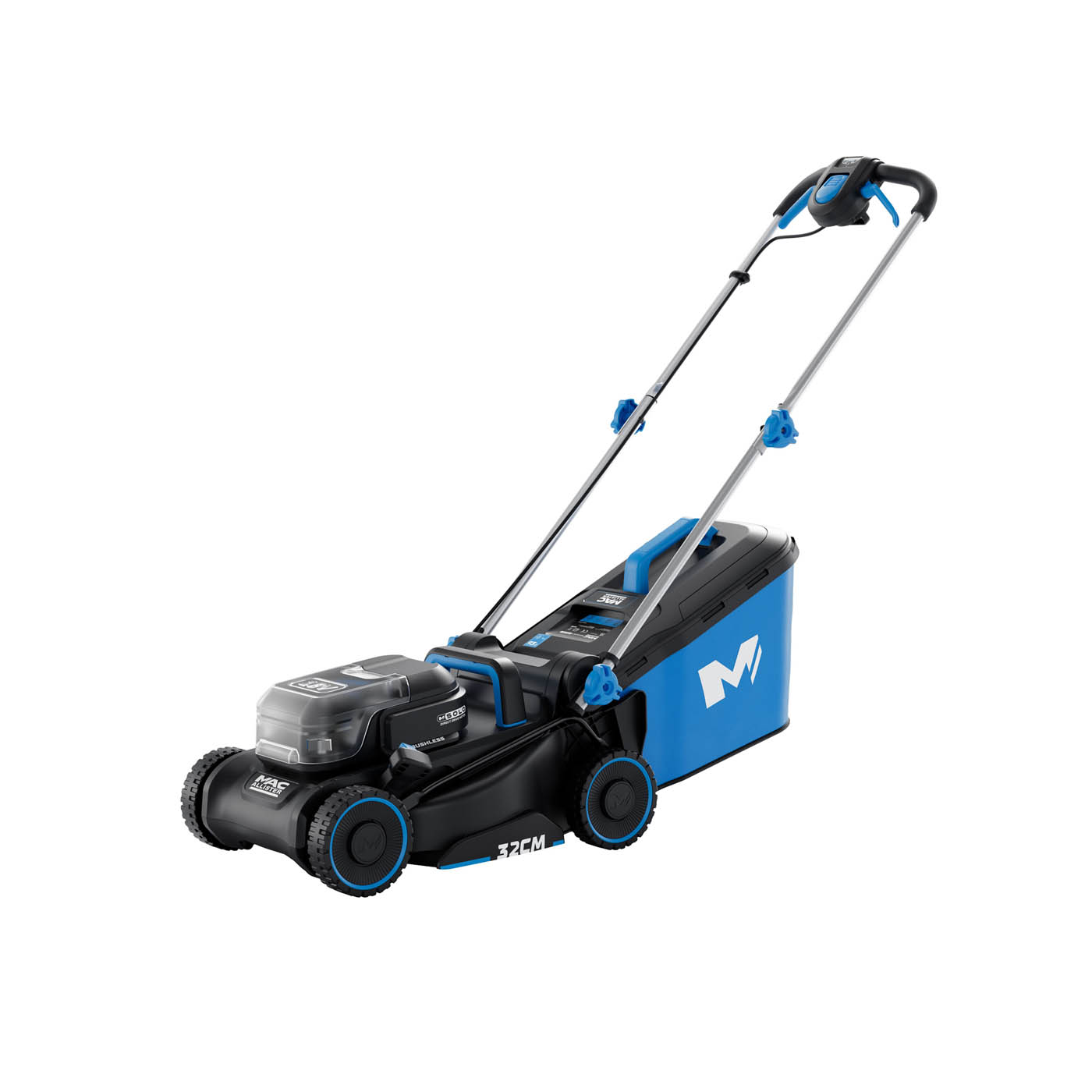 Mac Allister Lawnmower Cordless 18V 5Ah Li-Ion MCI1187LWM Grass 32cm Cutter - Image 2
