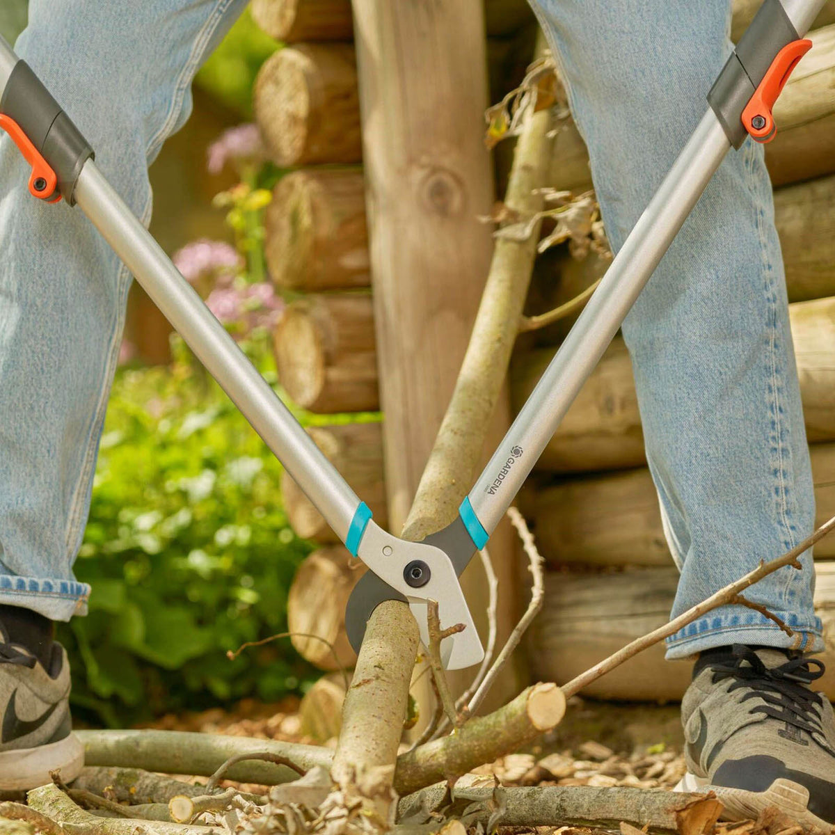 Gardena Garden Loppers 65.5cm Steel Ergonomic Tree Branch Pruner Plier Cutter - Image 5