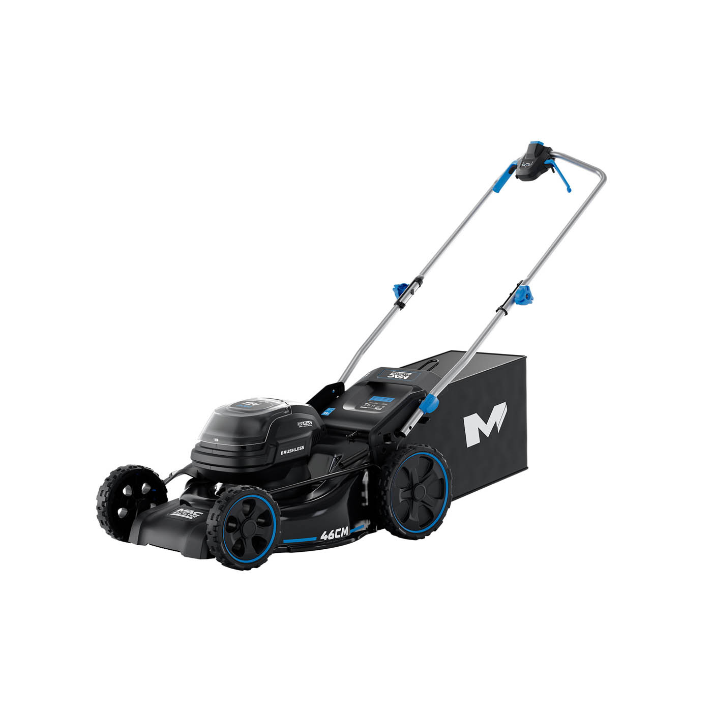 Mac Allister Lawnmower Cordless 72V 4Ah Li-ion MCV1195LWM Mulching Grass Cutter - Image 1